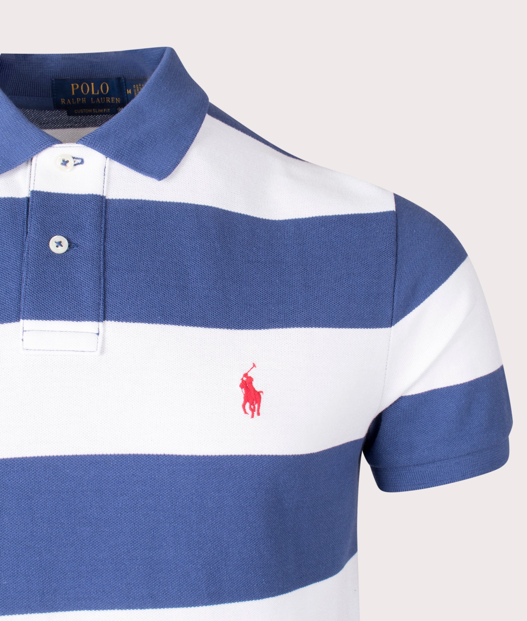 Custom Slim Fit Mesh Polo Shirt - Image 2