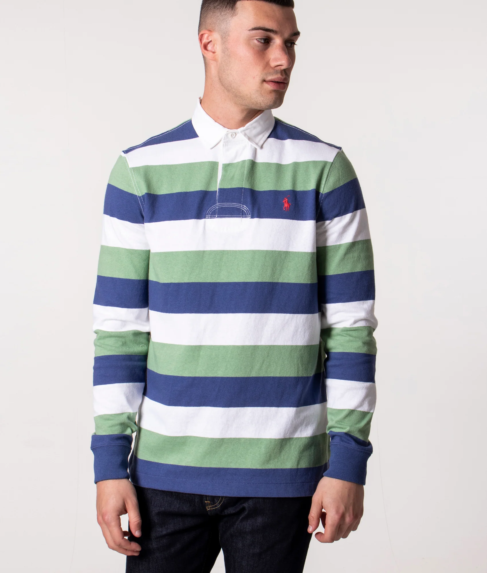 Custom Slim Fit Long Sleeve Rugby Shirt