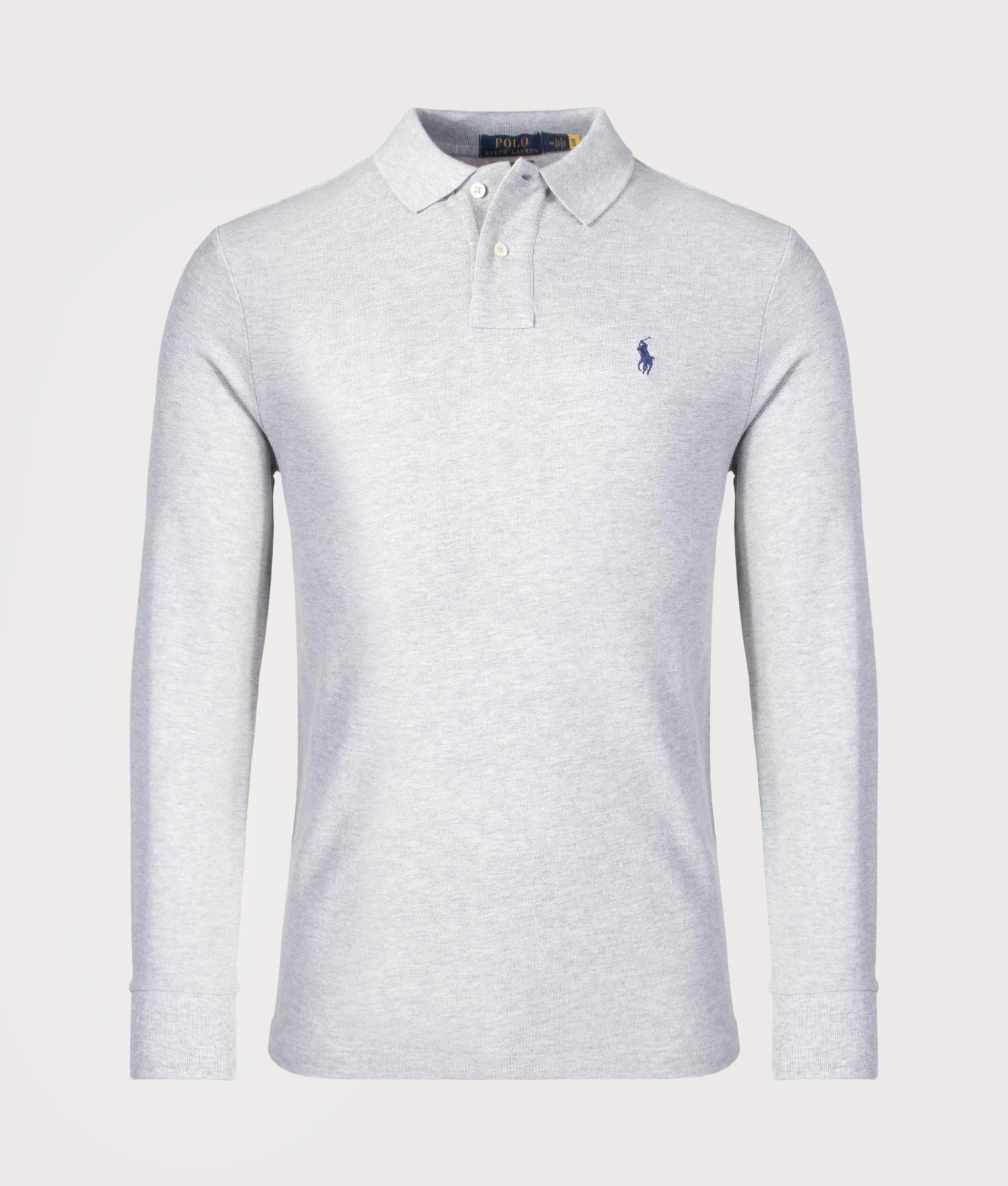 Custom Slim Fit Long Sleeve Polo Shirt