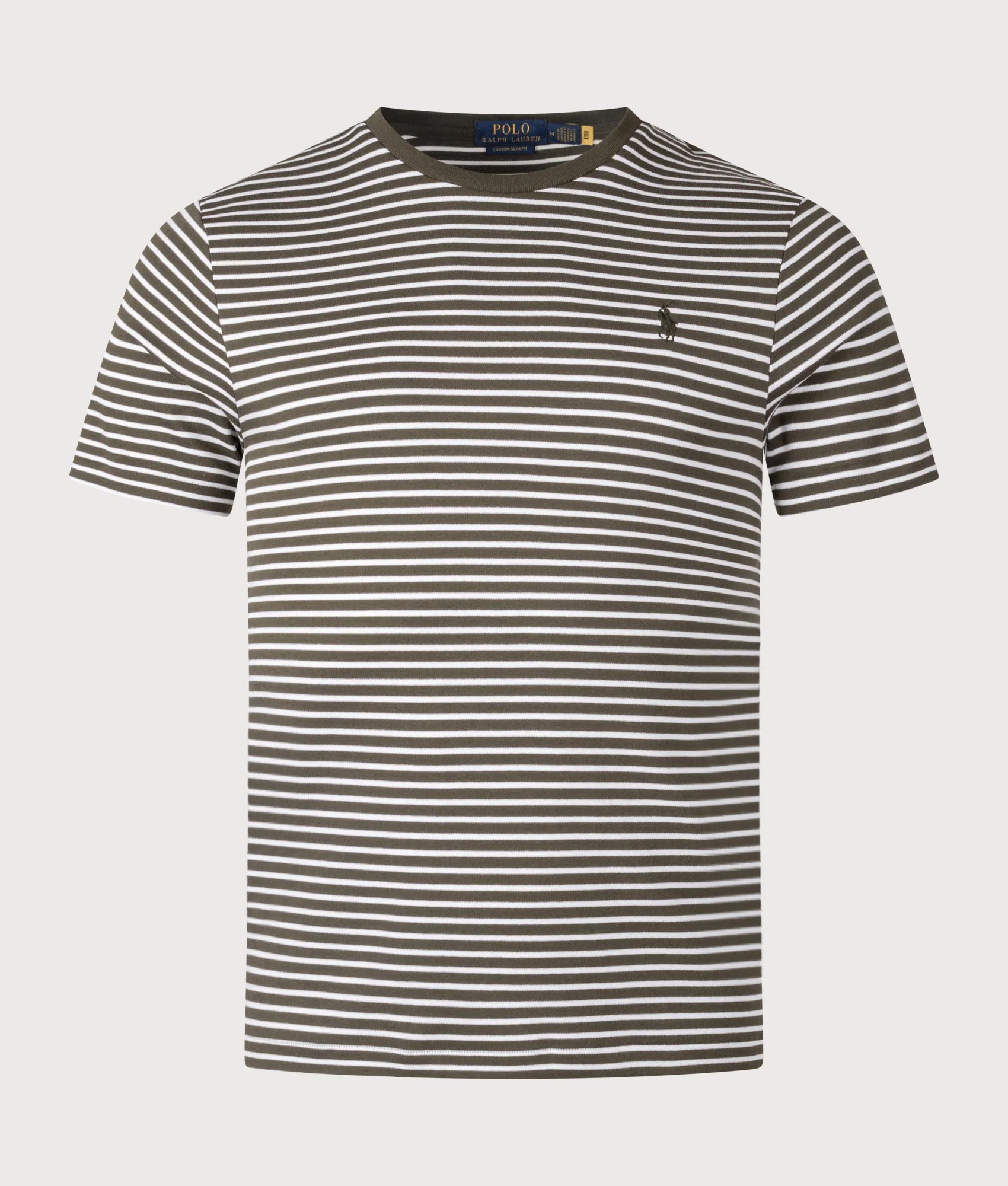 Custom Slim Striped Soft Cotton T-Shirt