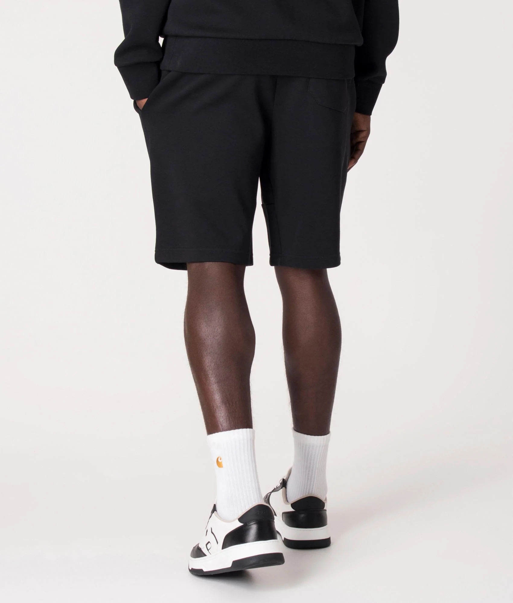 Regular Fit Double Knit Athletic Sweat Shorts - Image 5