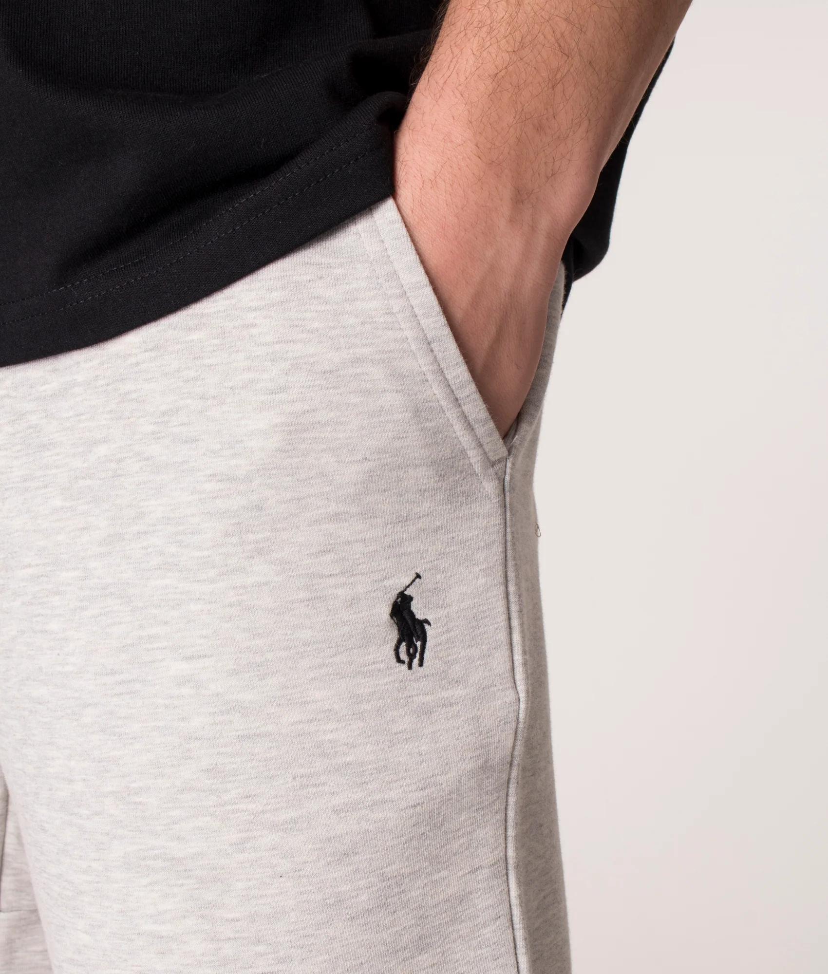 Regular Fit Double Knit Athletic Sweat Shorts - Image 2