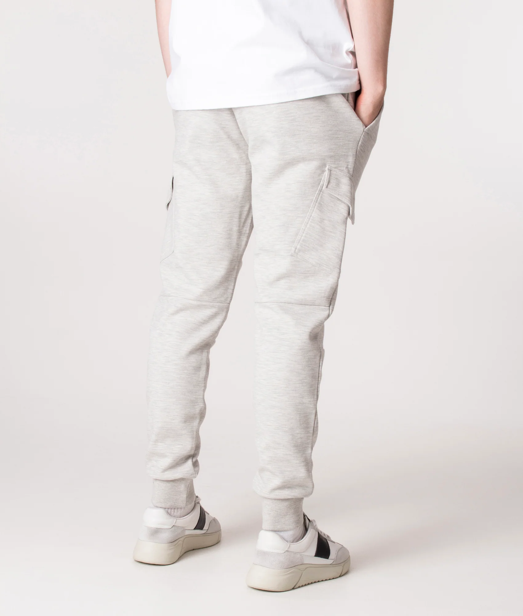 Slim Fit Double Knit Cargo Joggers - Image 4