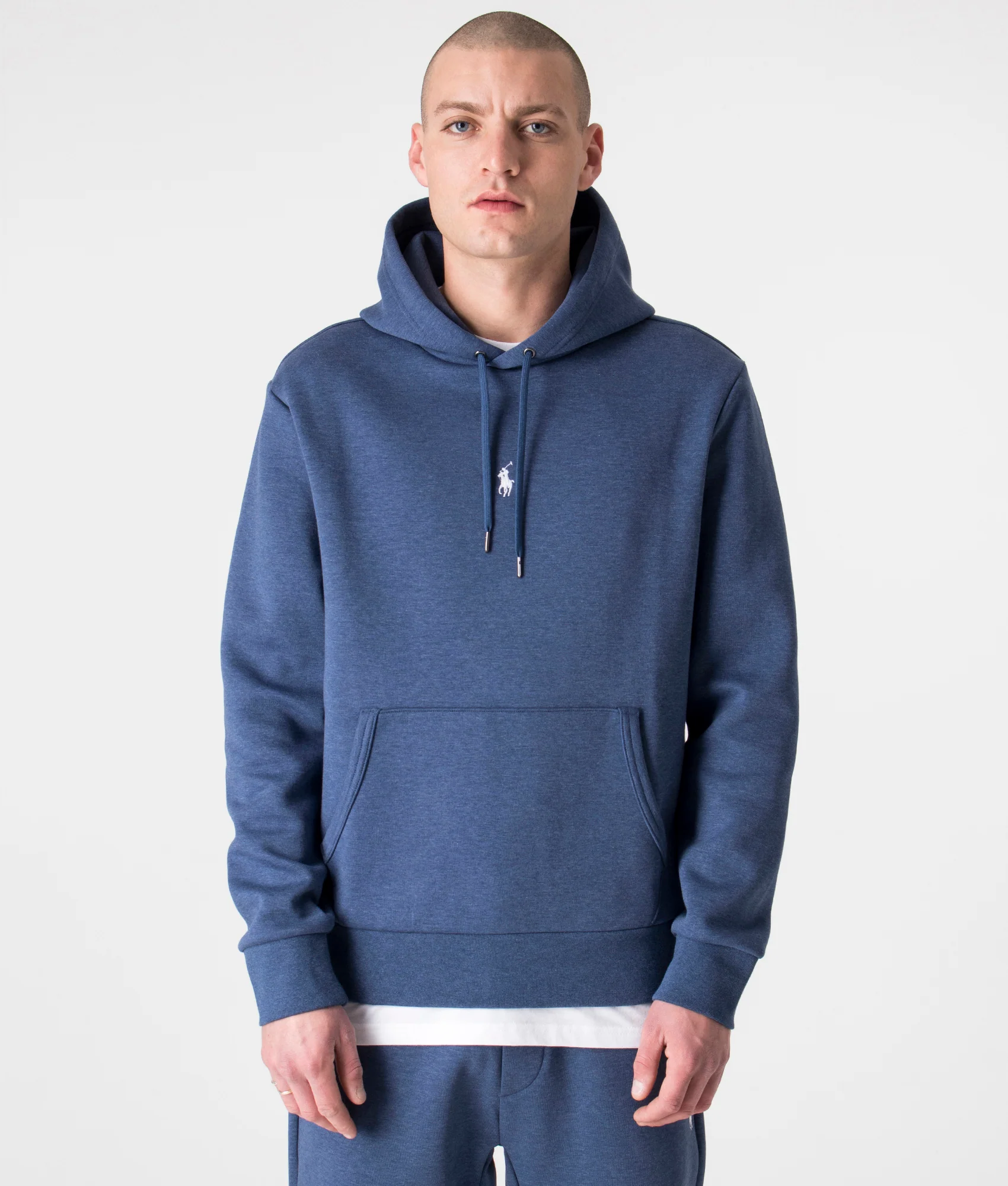 Double Knit Central Logo Hoodie