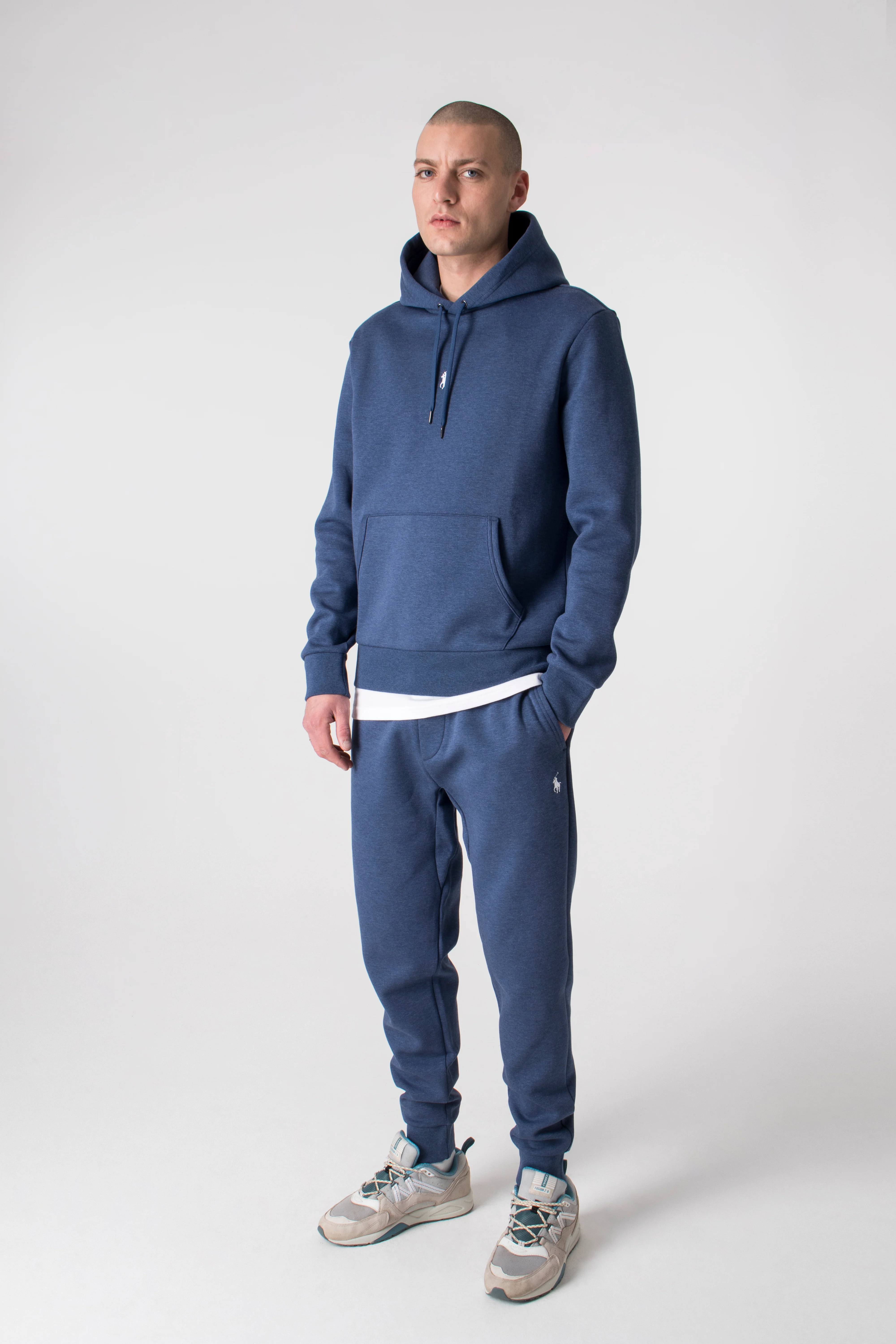 Double Knit Central Logo Hoodie - Image 4