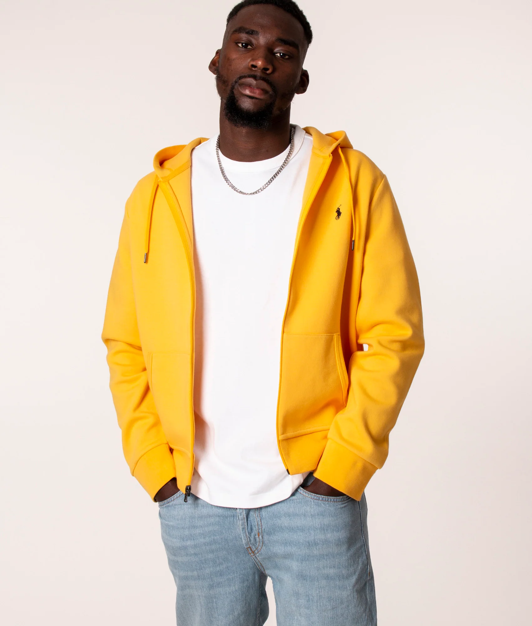 Zip Through Double Knit Hoodie - Image 3