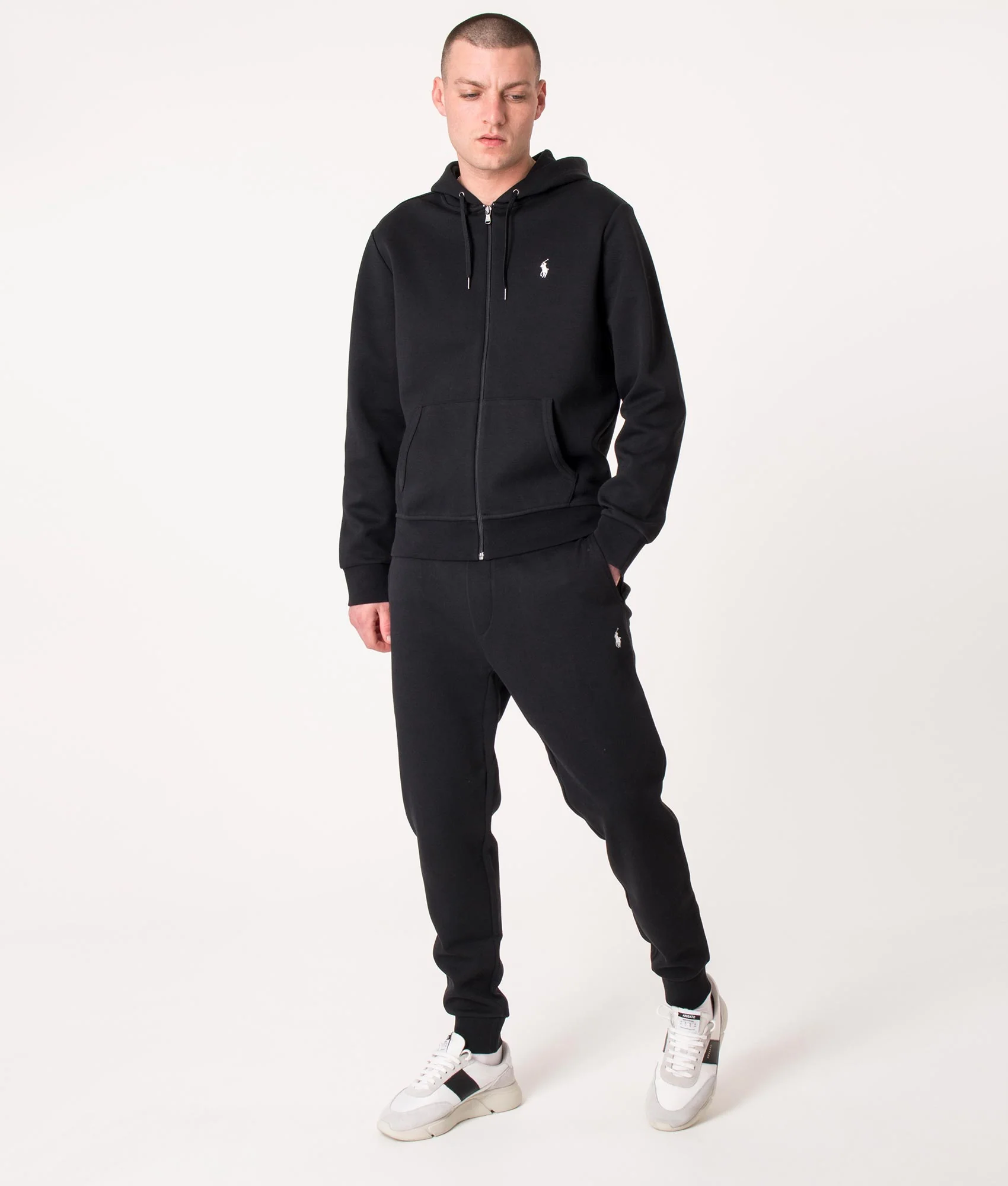 Regular Fit Double Knit Joggers - Image 3