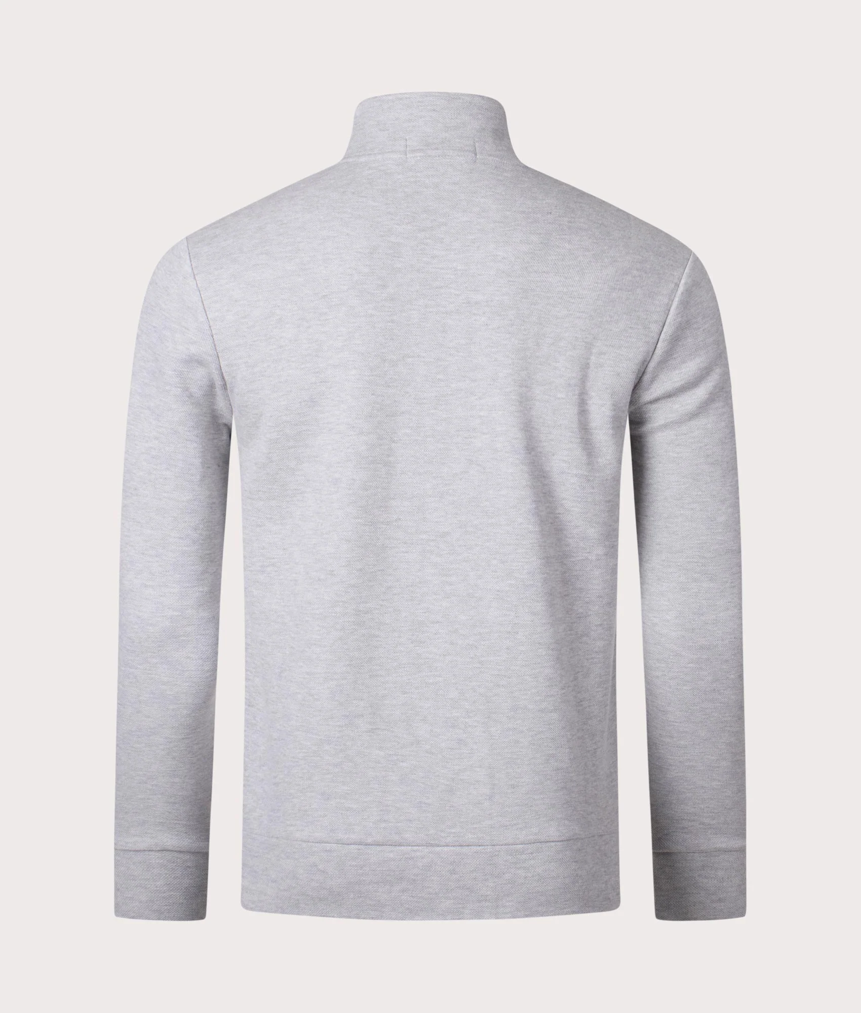 Double Knit Mesh Quarter Zip Sweatshirt - Image 3