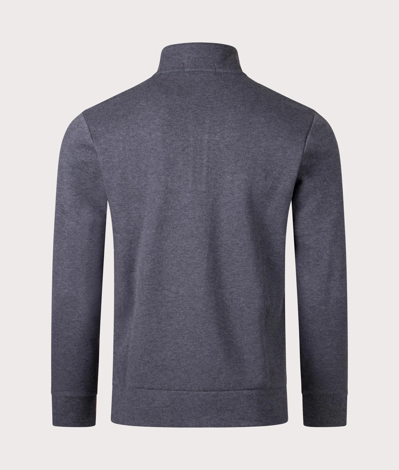 Double Knit Mesh Quarter Zip Sweatshirt - Image 3