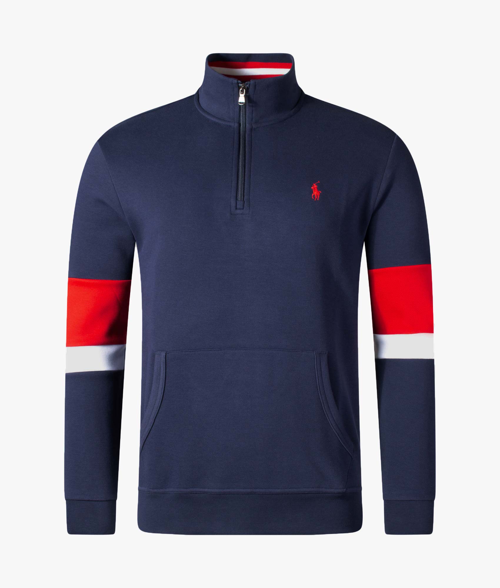 Relaxed Fit Quarter Zip Sweatshirt