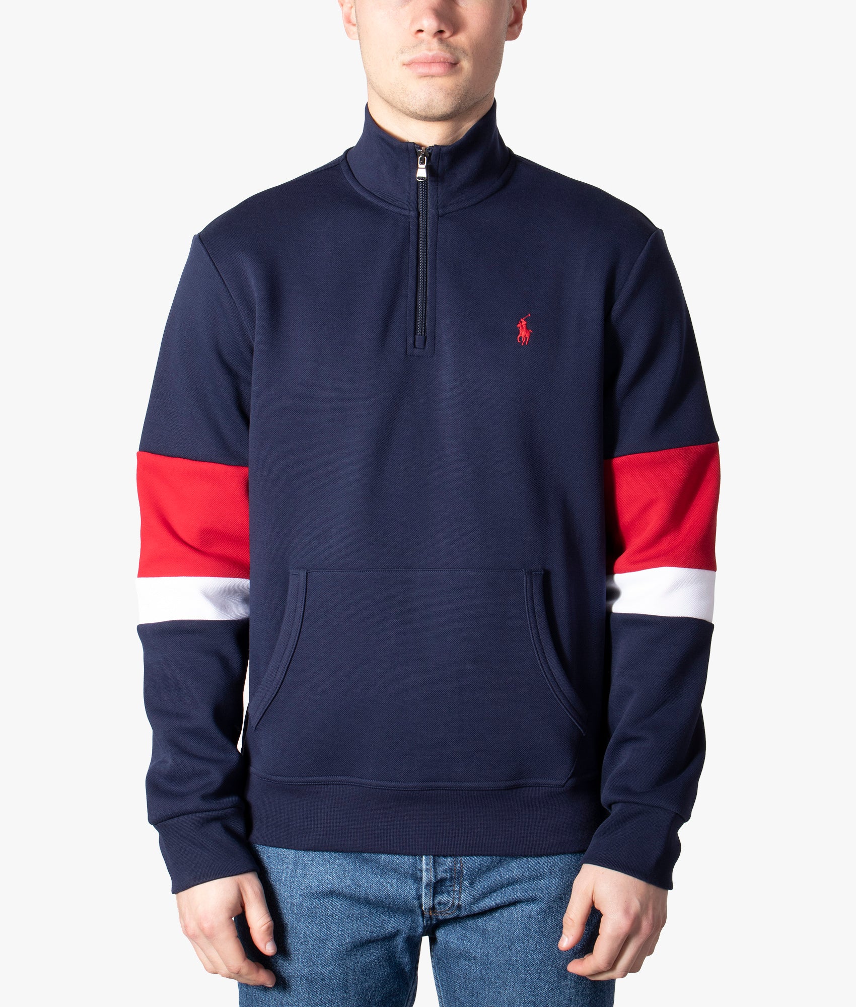 Relaxed Fit Quarter Zip Sweatshirt - Image 2