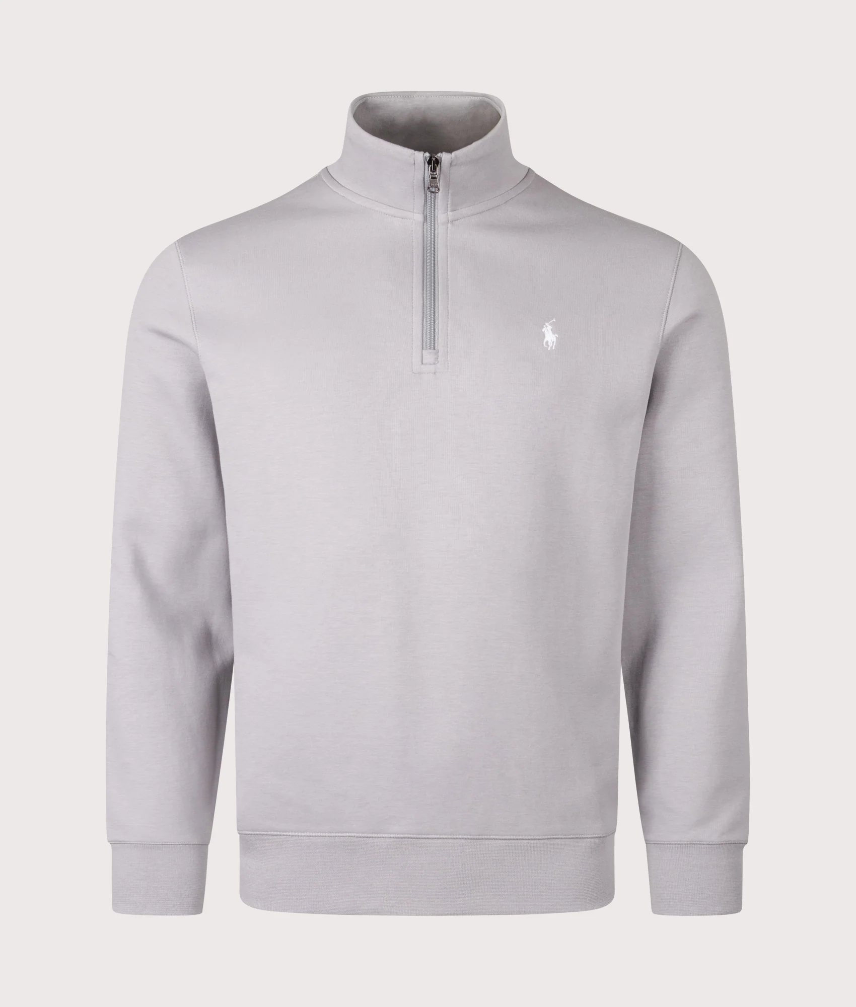 Double-Knit Quarter Zip Sweatshirt