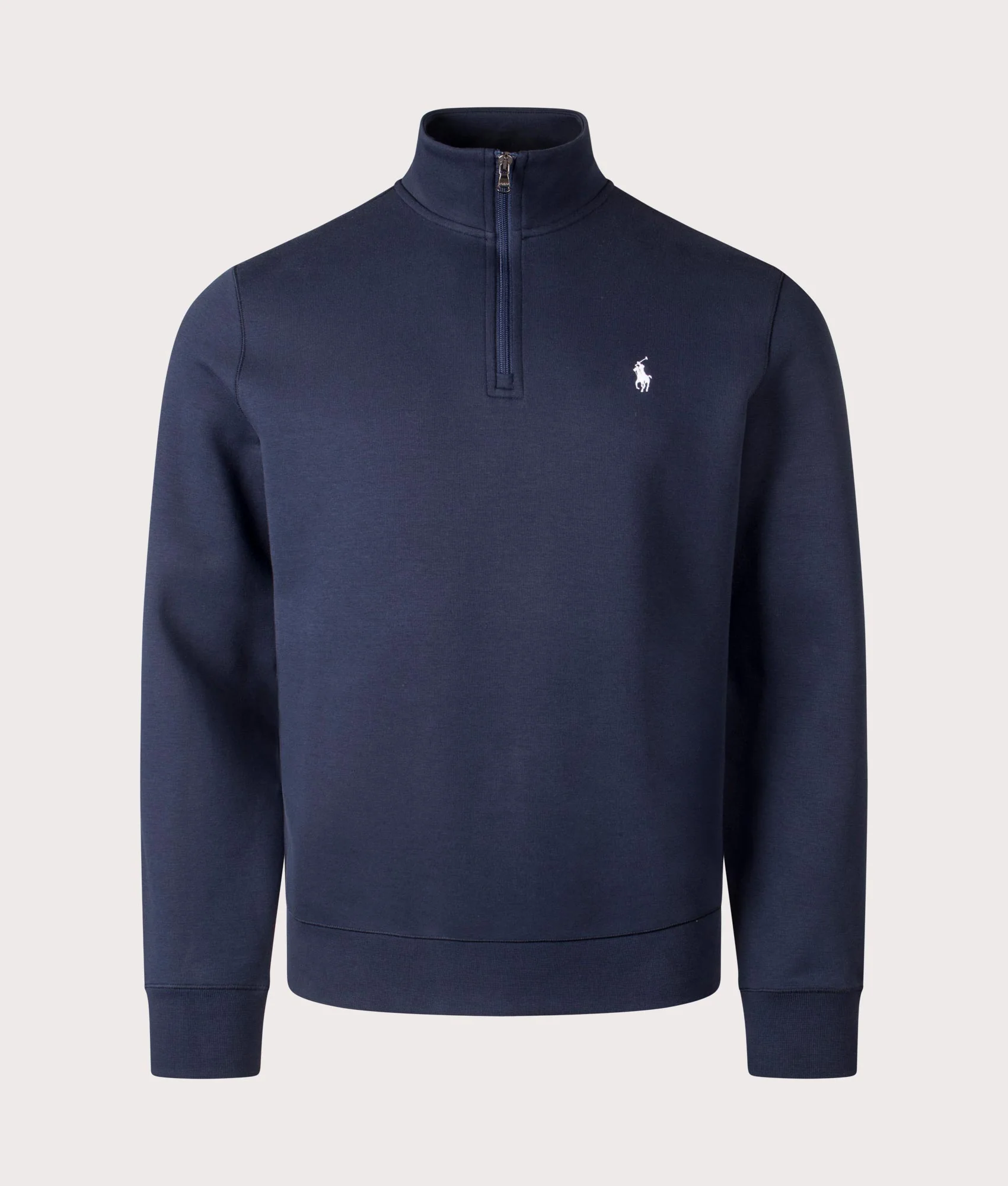 Double-Knit Quarter Zip Sweatshirt