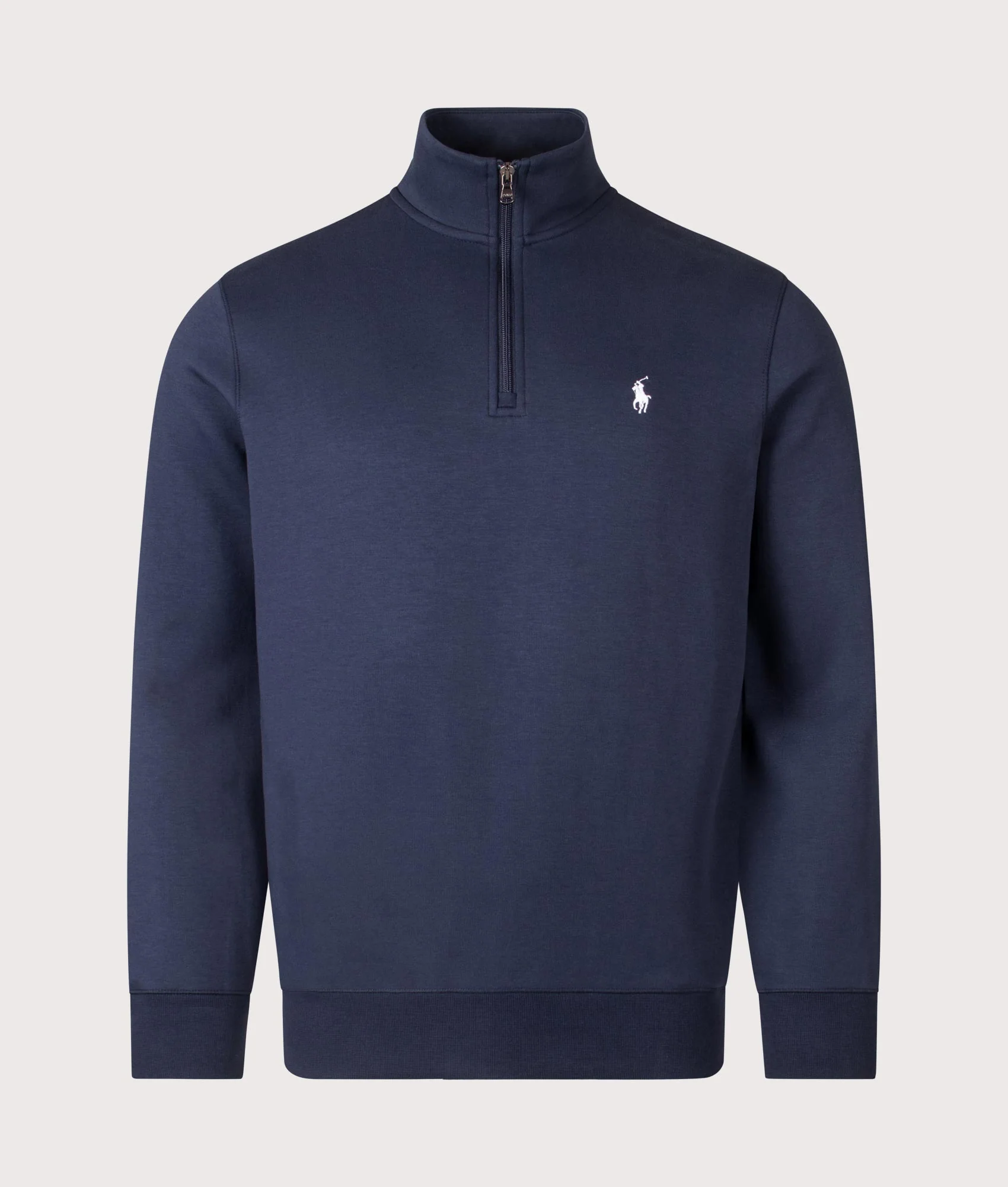 Double-Knit Quarter Zip Sweatshirt