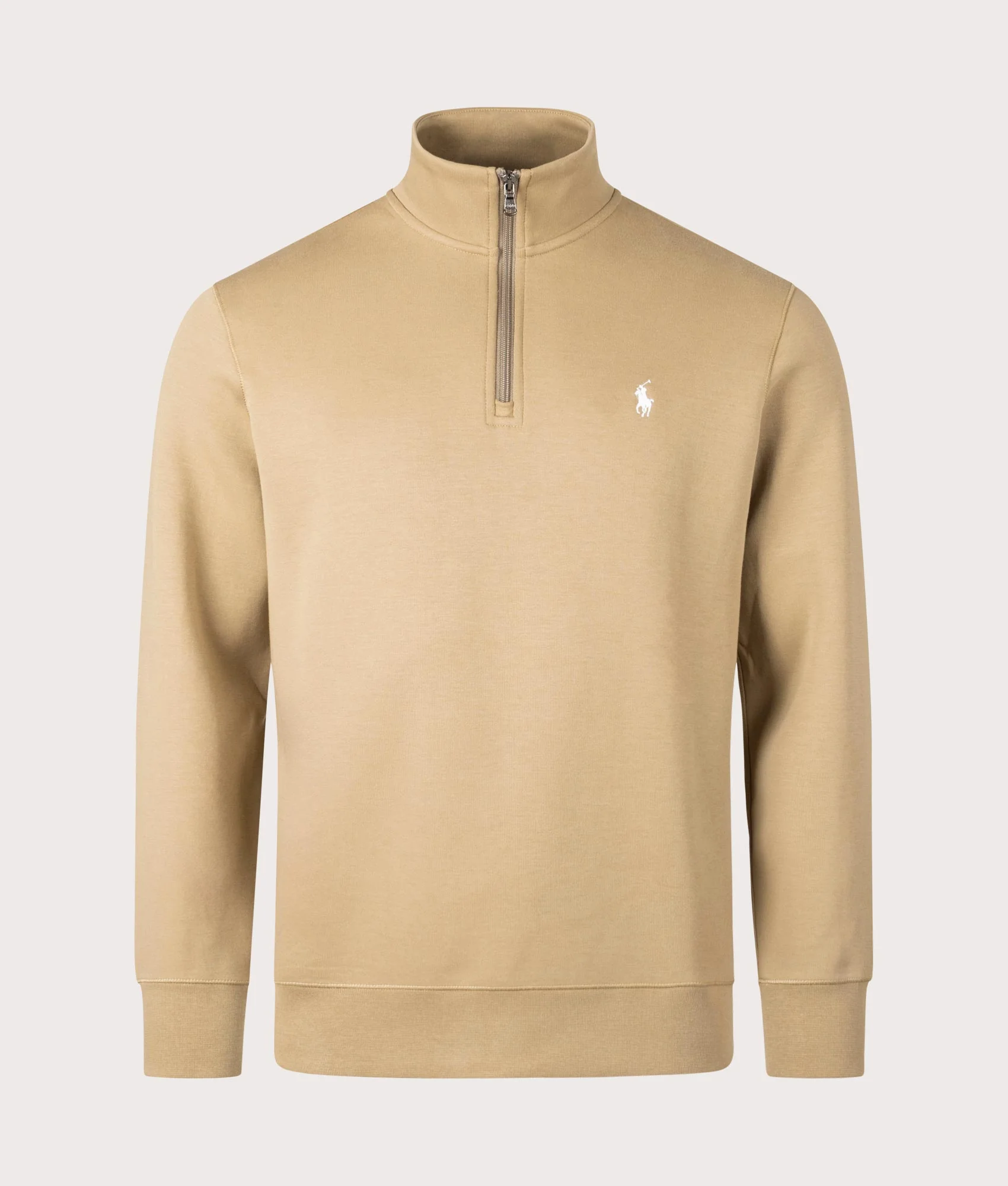 Double-Knit Quarter Zip Sweatshirt