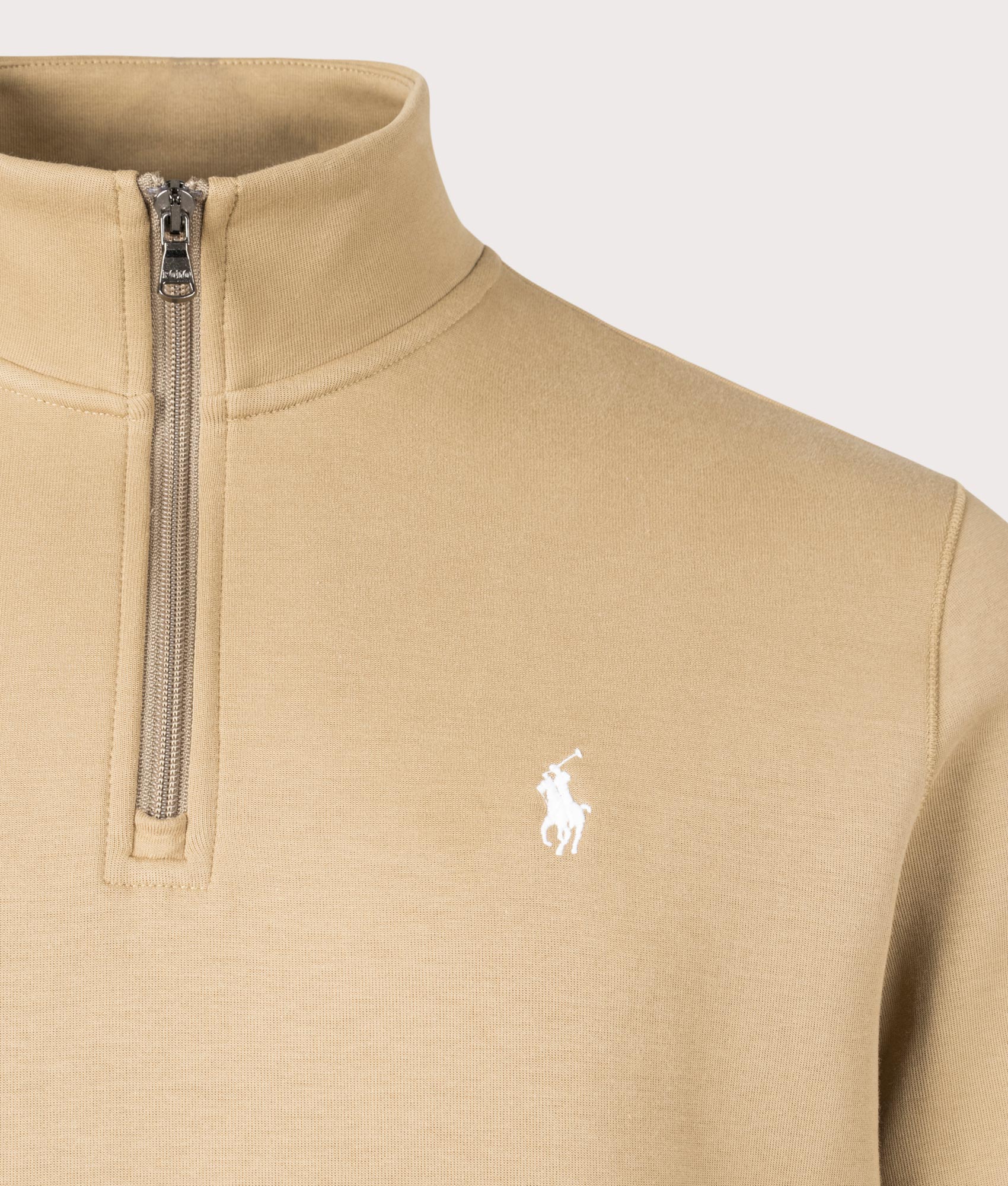 Double-Knit Quarter Zip Sweatshirt - Image 2