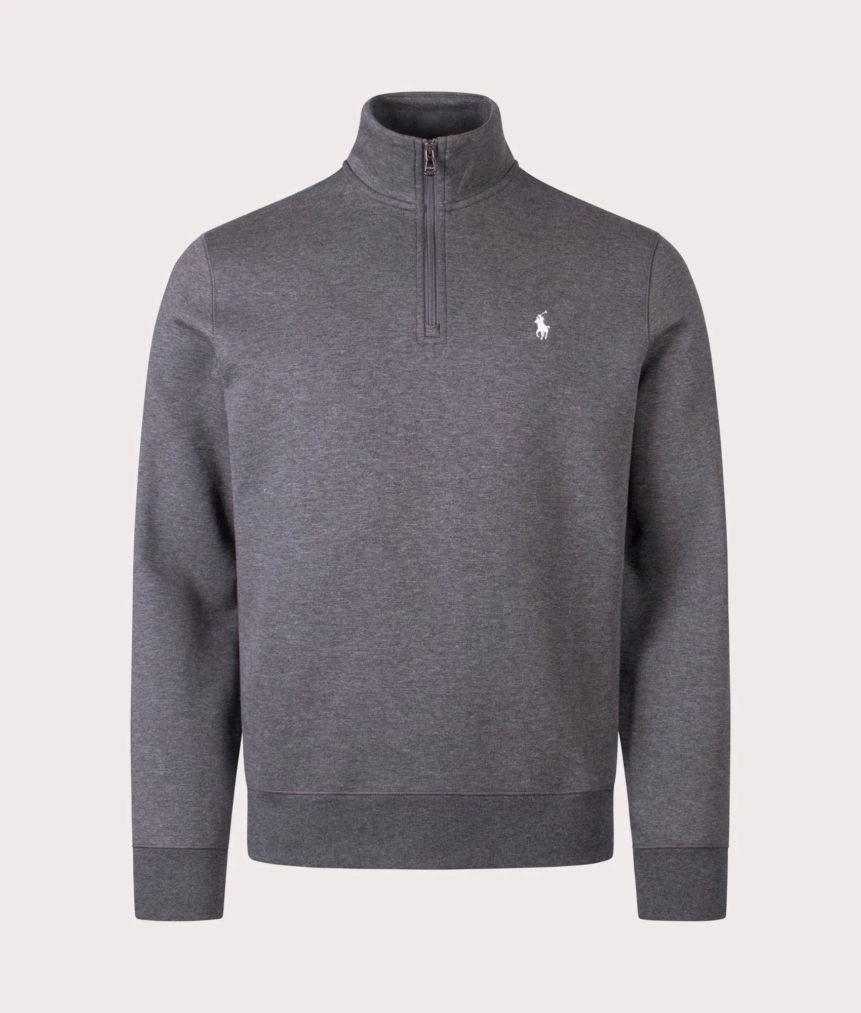 Double-Knit Quarter Zip Sweatshirt