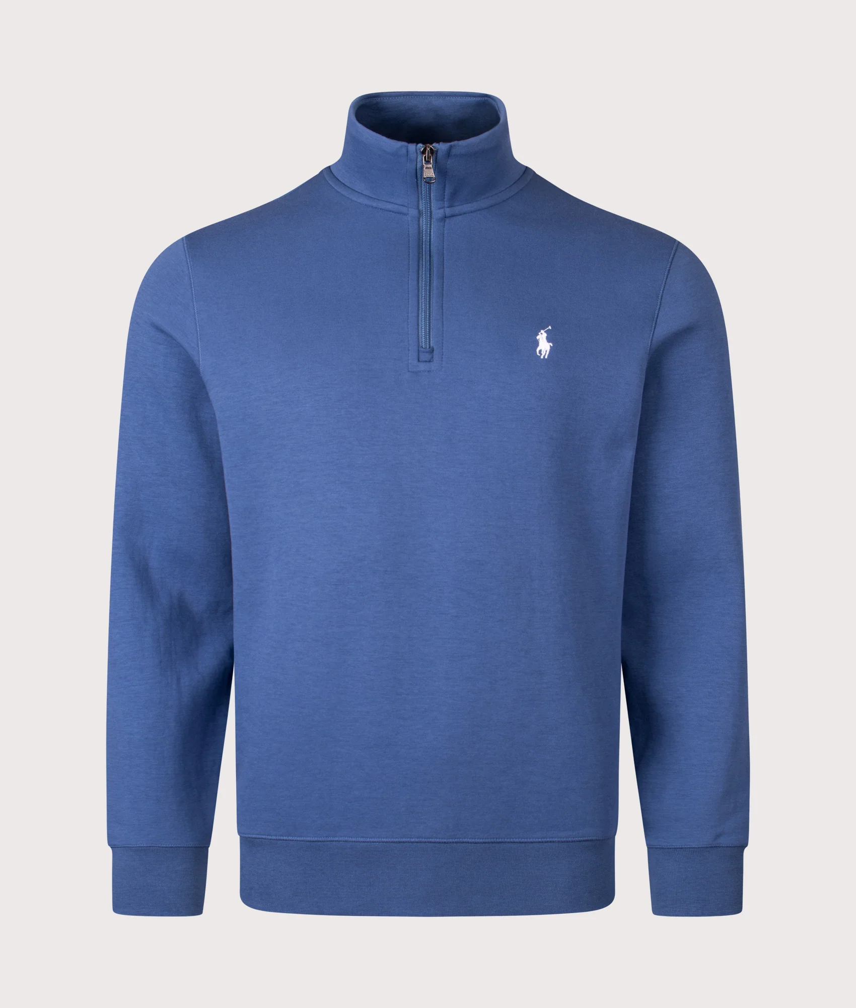Double-Knit Quarter Zip Sweatshirt