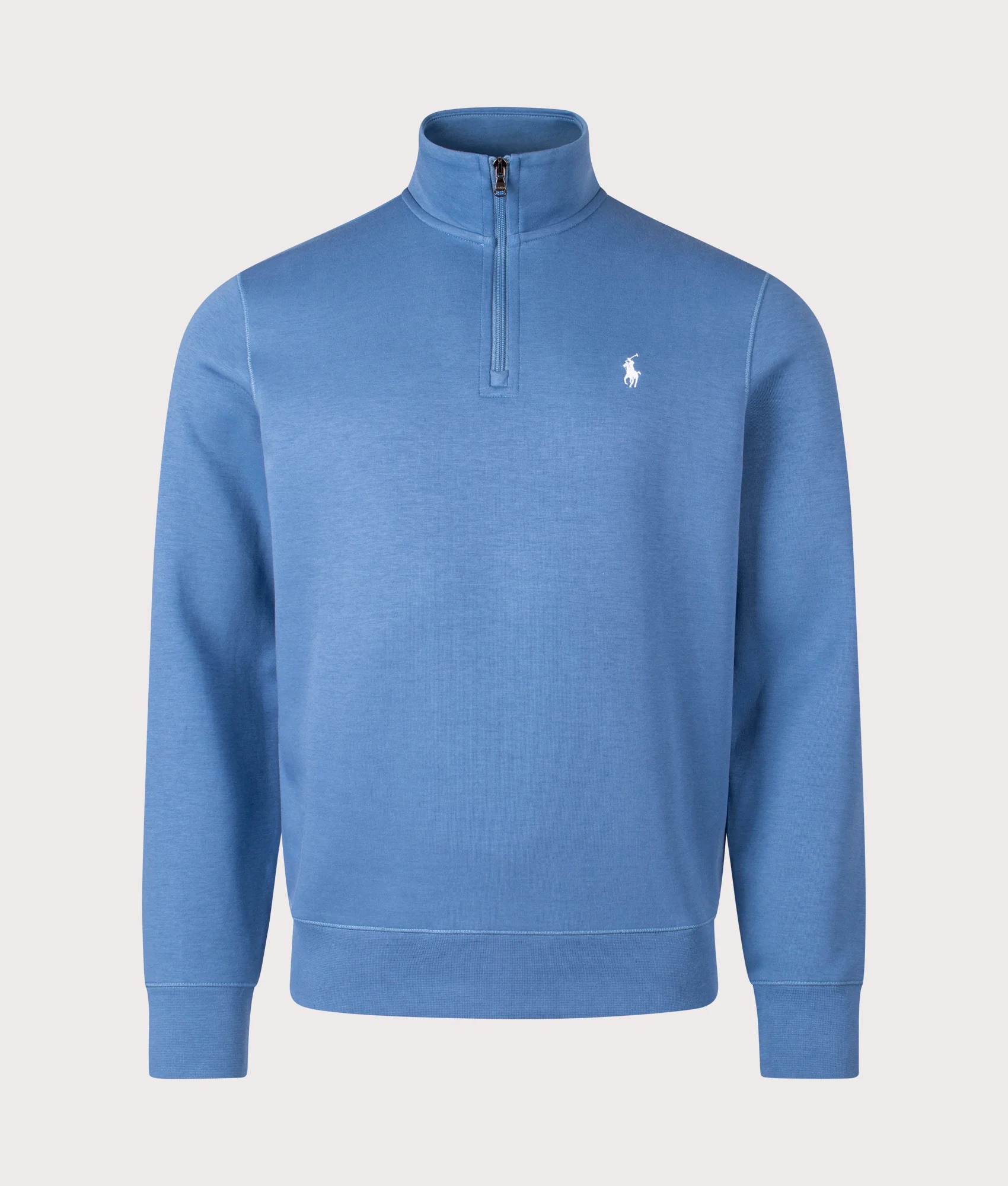 Double-Knit Quarter Zip Sweatshirt