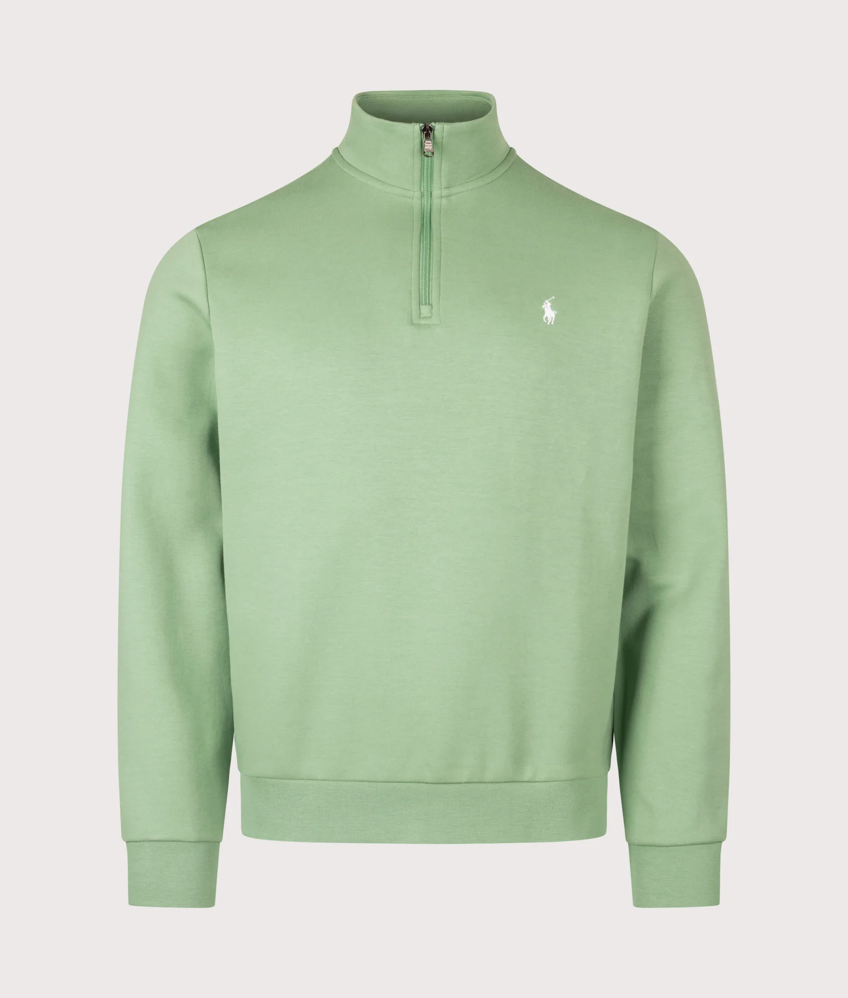 Double-Knit Quarter Zip Sweatshirt