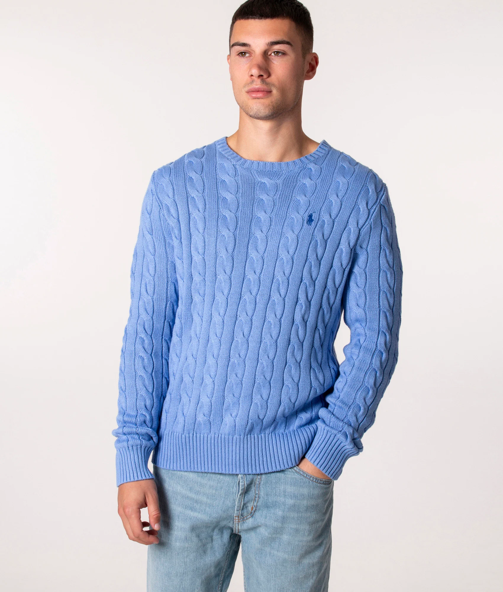 Cable Knit Cotton Jumper - Image 2