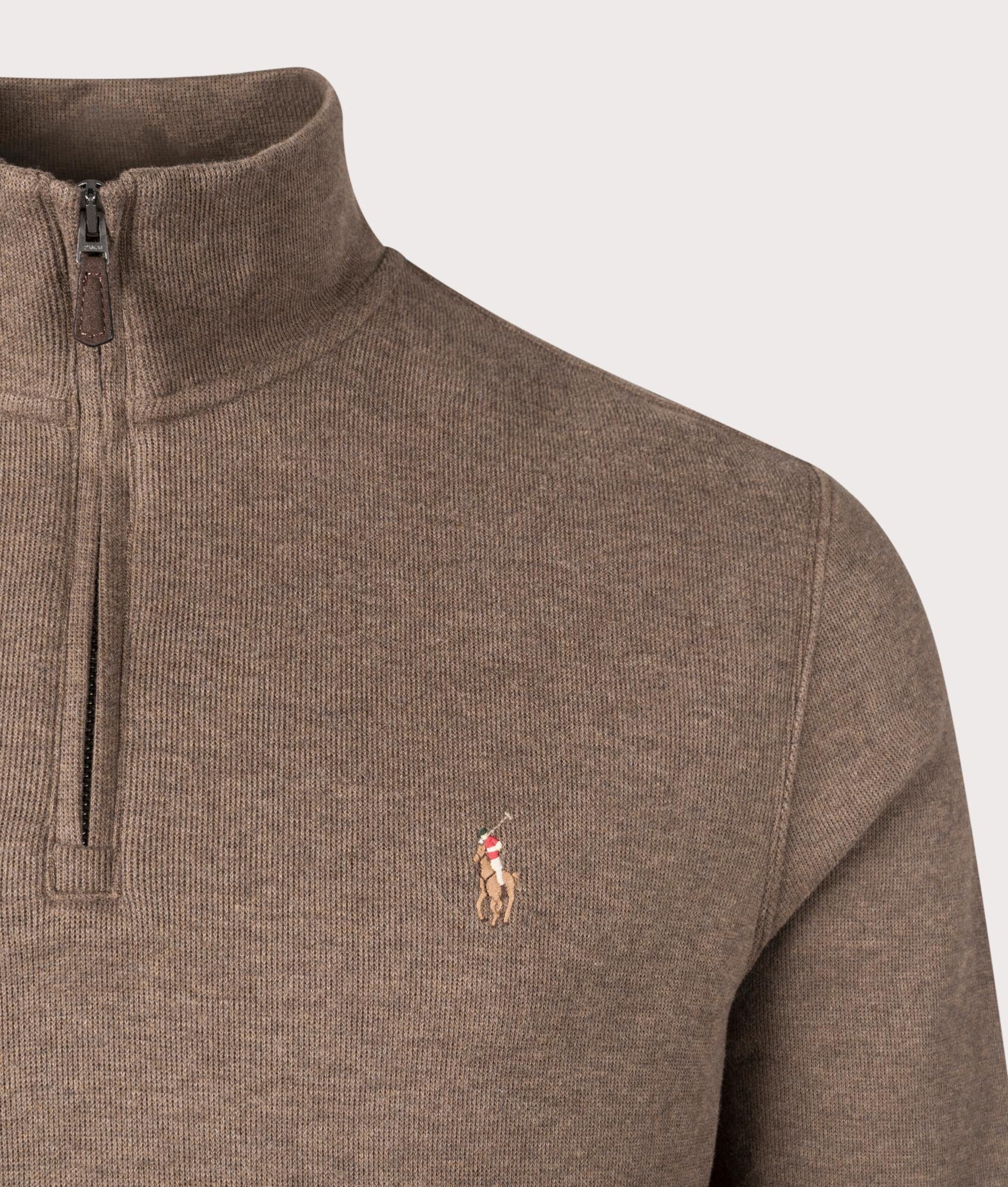 Estate-Rib Quarter Zip Knit Jumper - Image 2