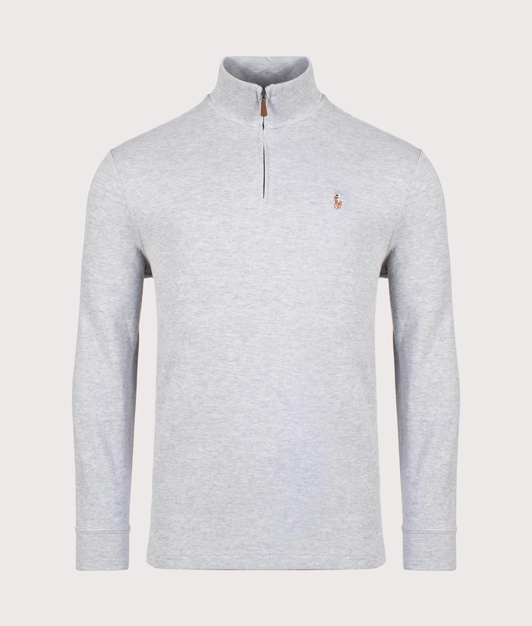 Estate-Rib Quarter Zip Knit Jumper