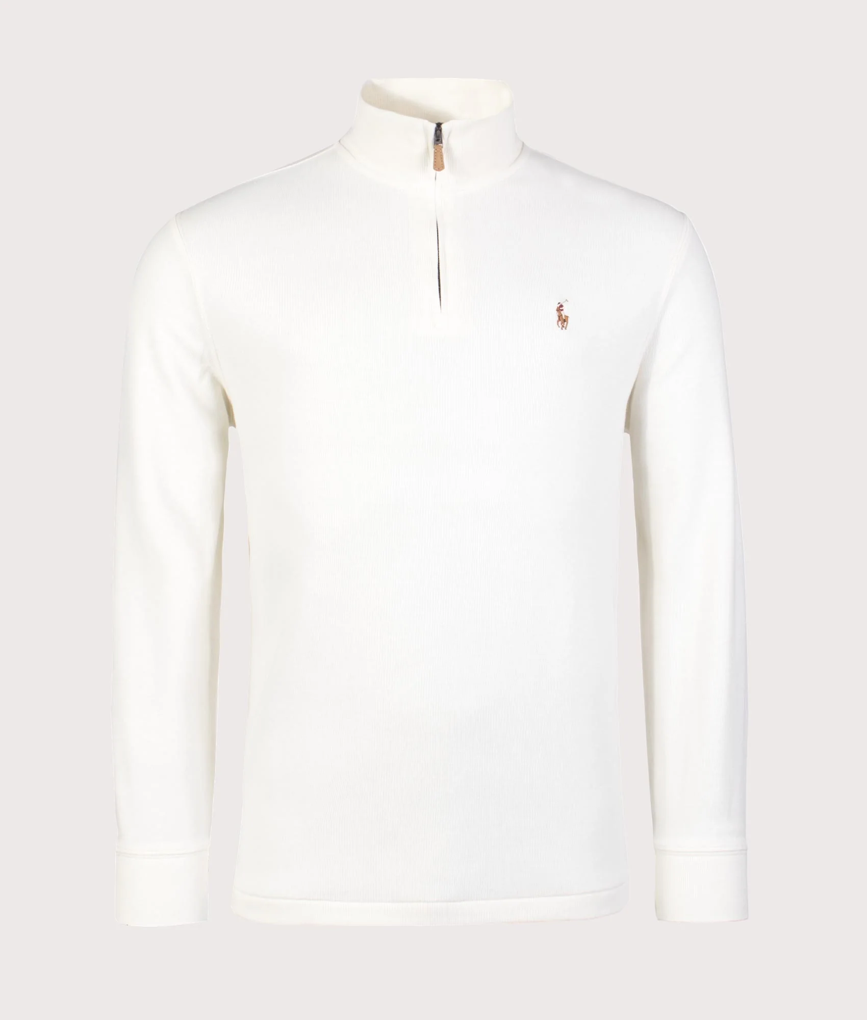 Estate-Rib Quarter Zip Knit Jumper