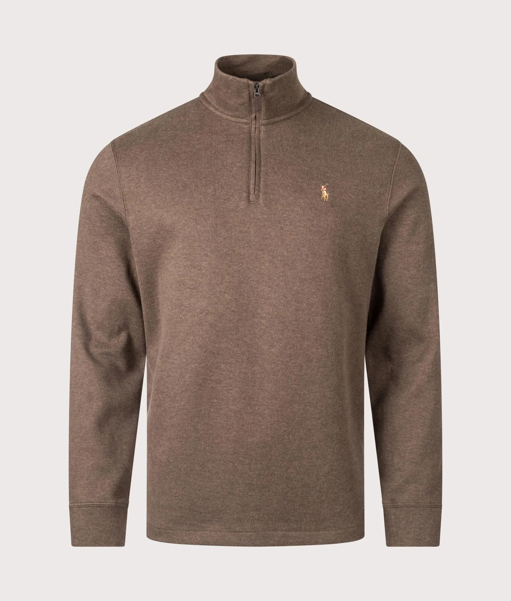 Estate-Rib Quarter Zip Knit Jumper