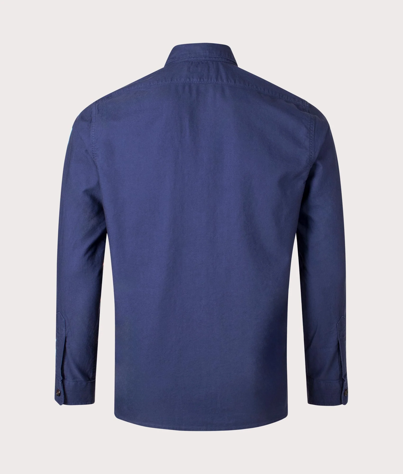 Garment Dyed Zip Oxford Overshirt - Image 3