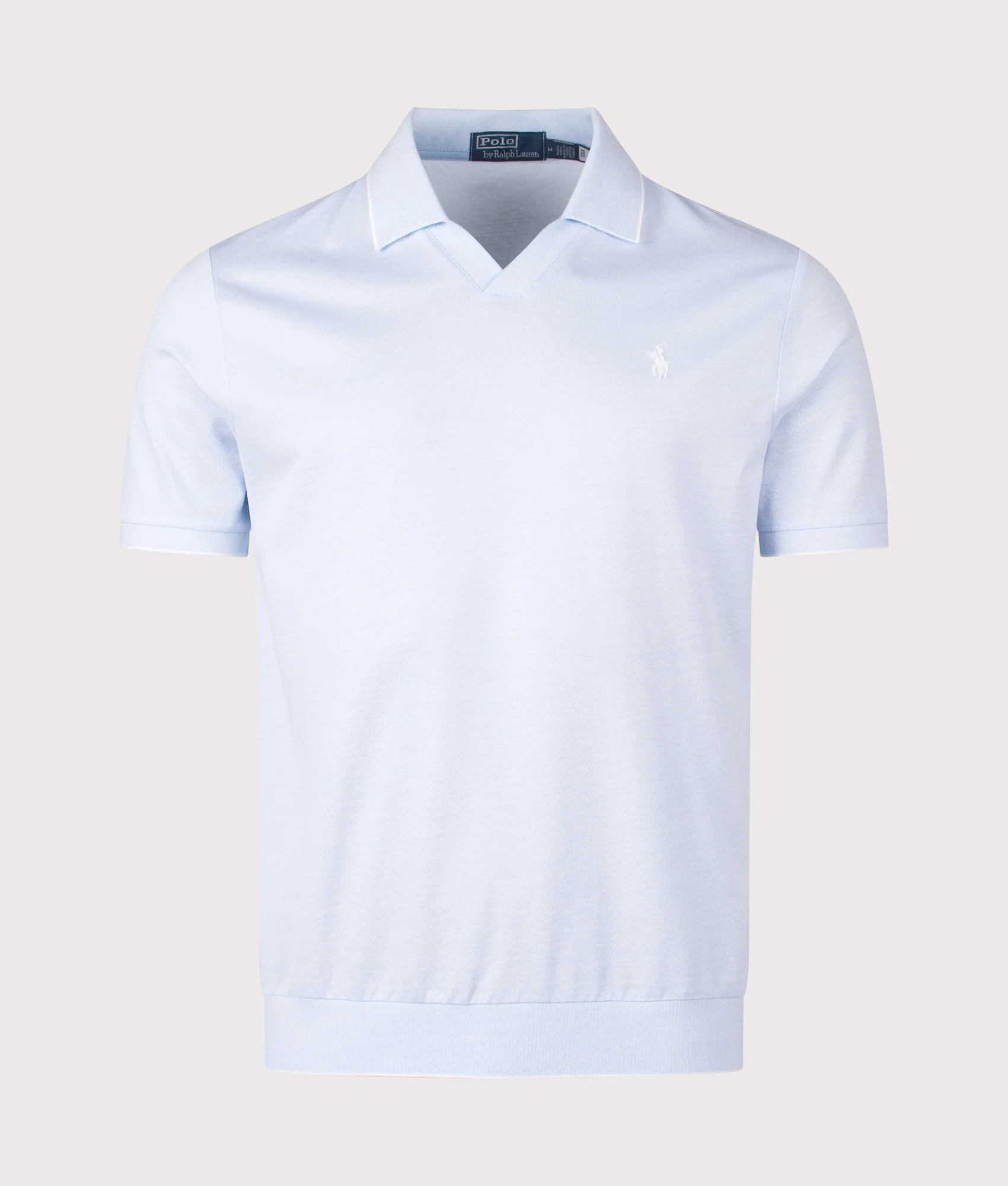 Jacquard Mesh Polo Shirt