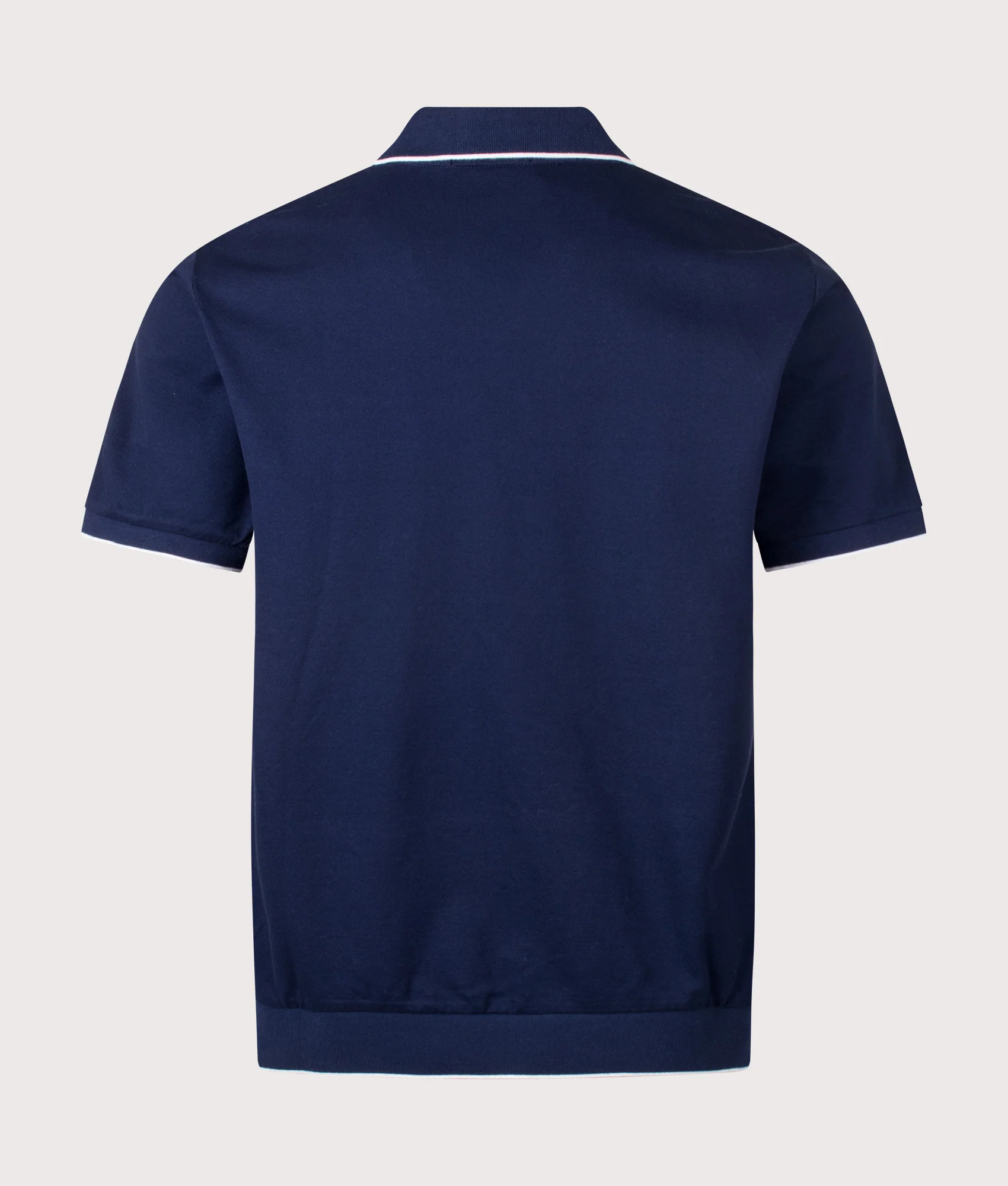 Regular Fit Jacquard Mesh Polo Shirt - Image 3