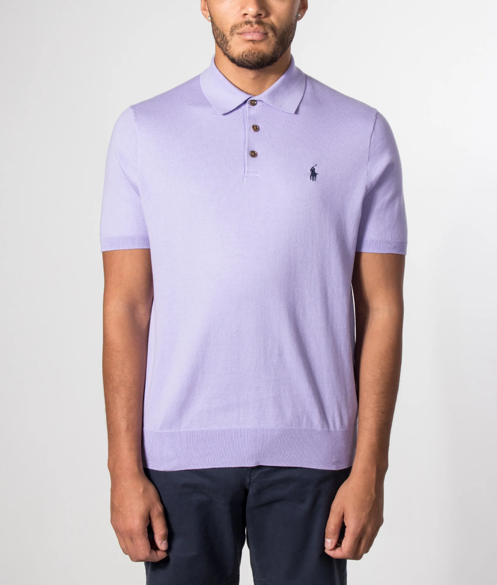 Regular Fit Knitted Cotton Polo Shirt - Image 2