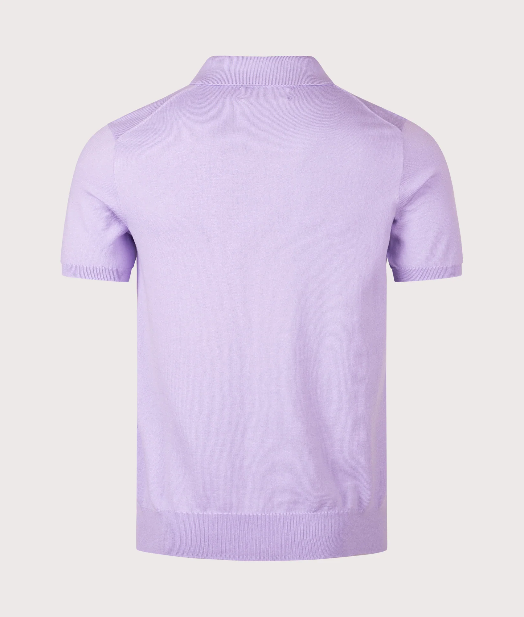 Regular Fit Knitted Cotton Polo Shirt - Image 4