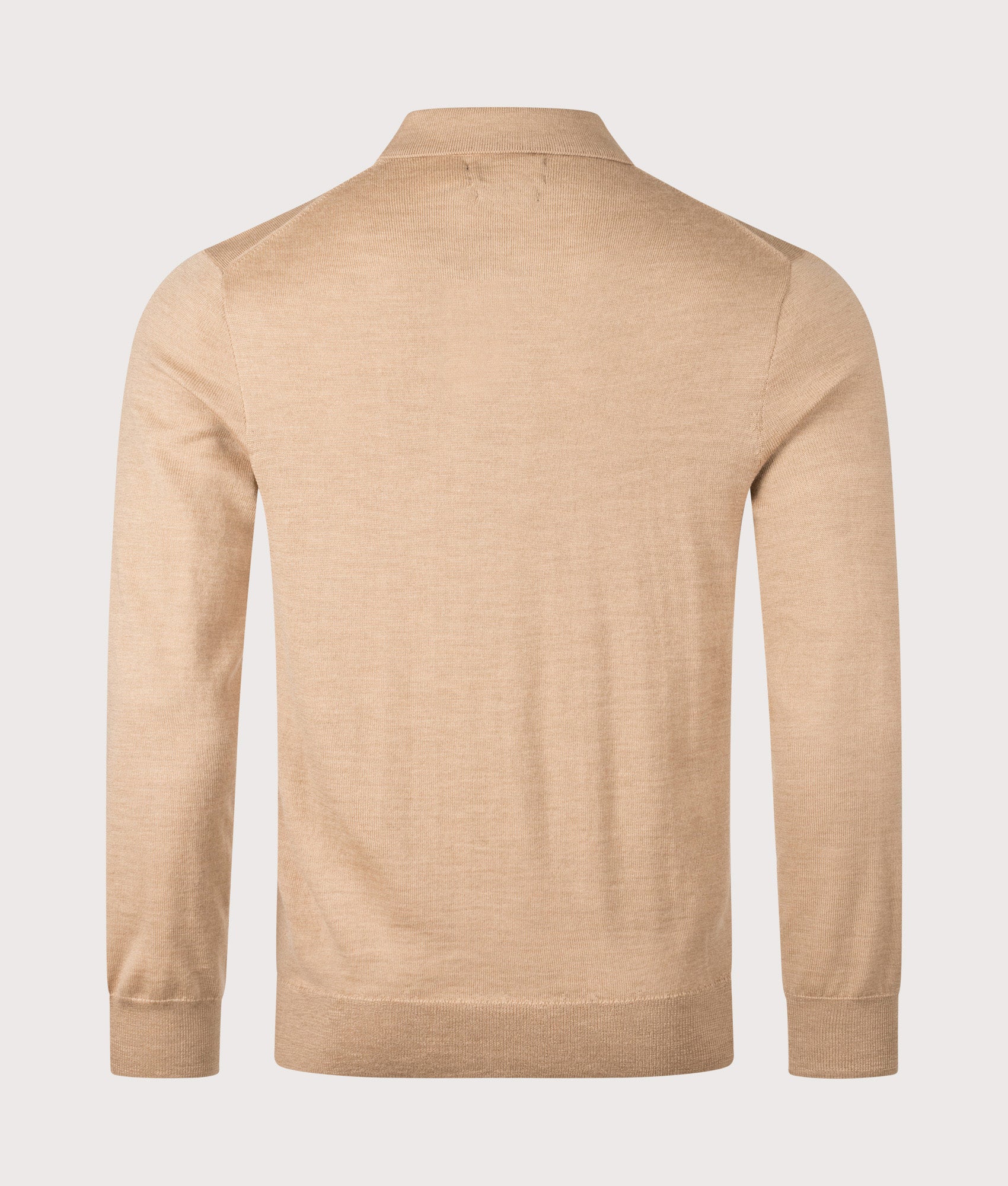 Knitted Long Sleeve Polo Shirt - Image 3