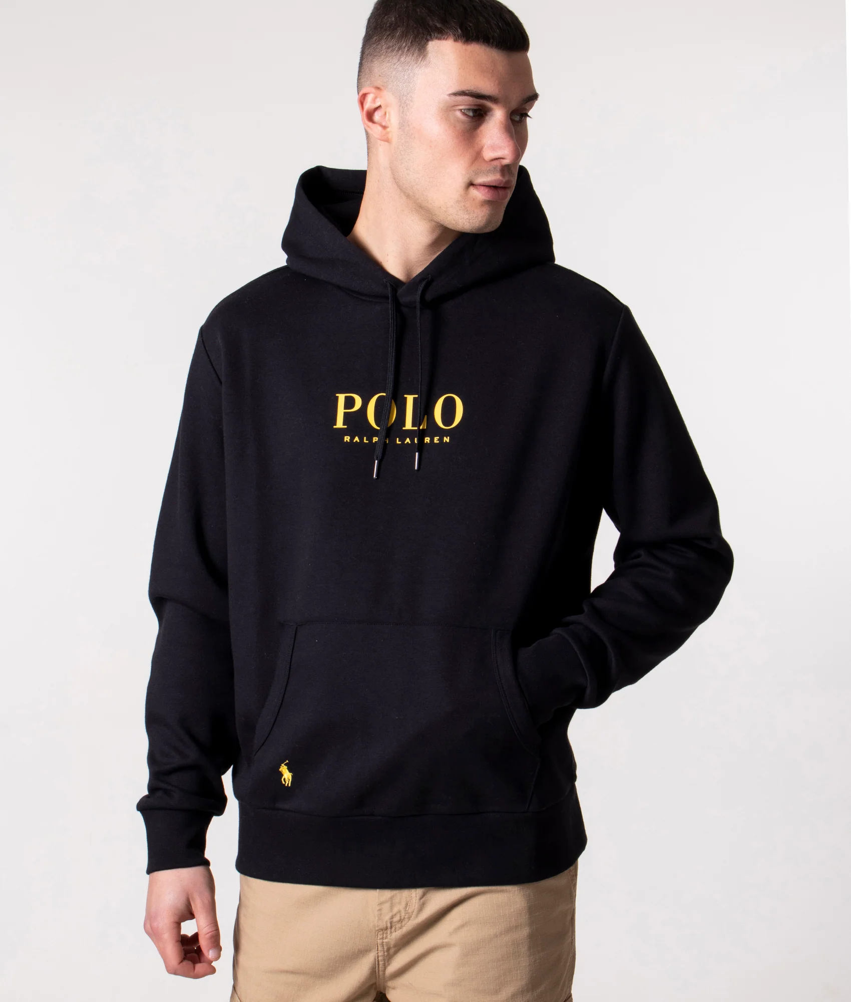 Logo Double Knit Fleece Hoodie - Image 3