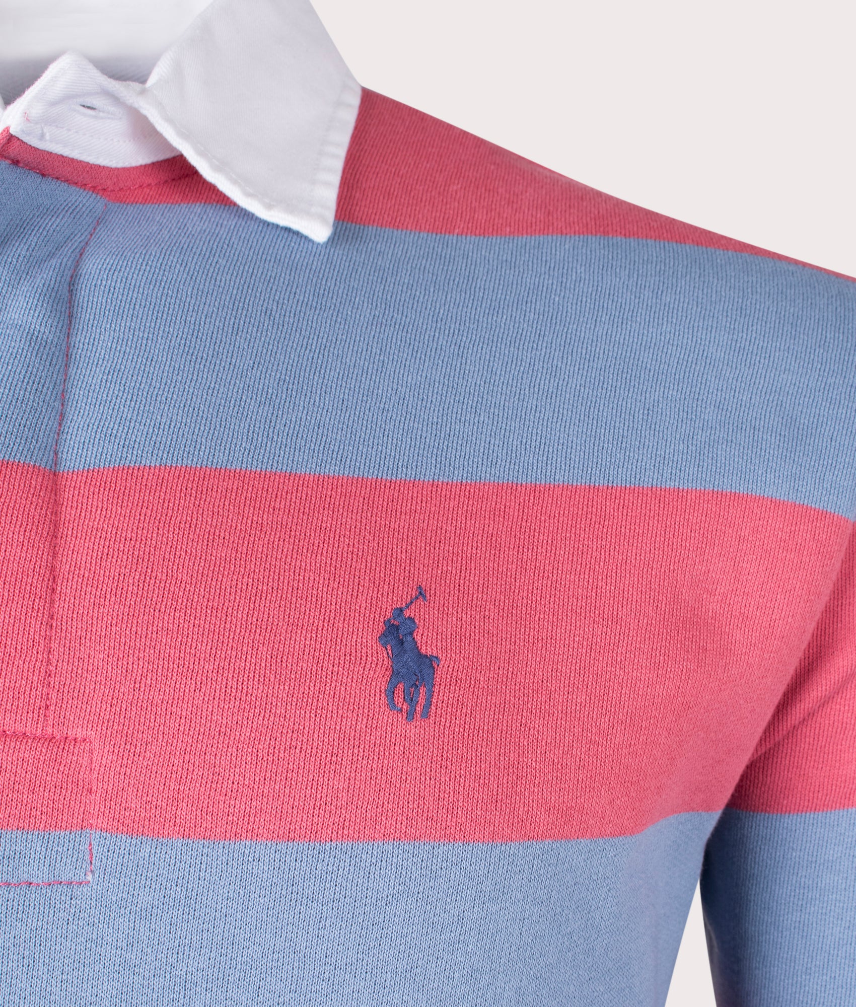 Striped Fleece Rugby Sweatshirt - Image 2