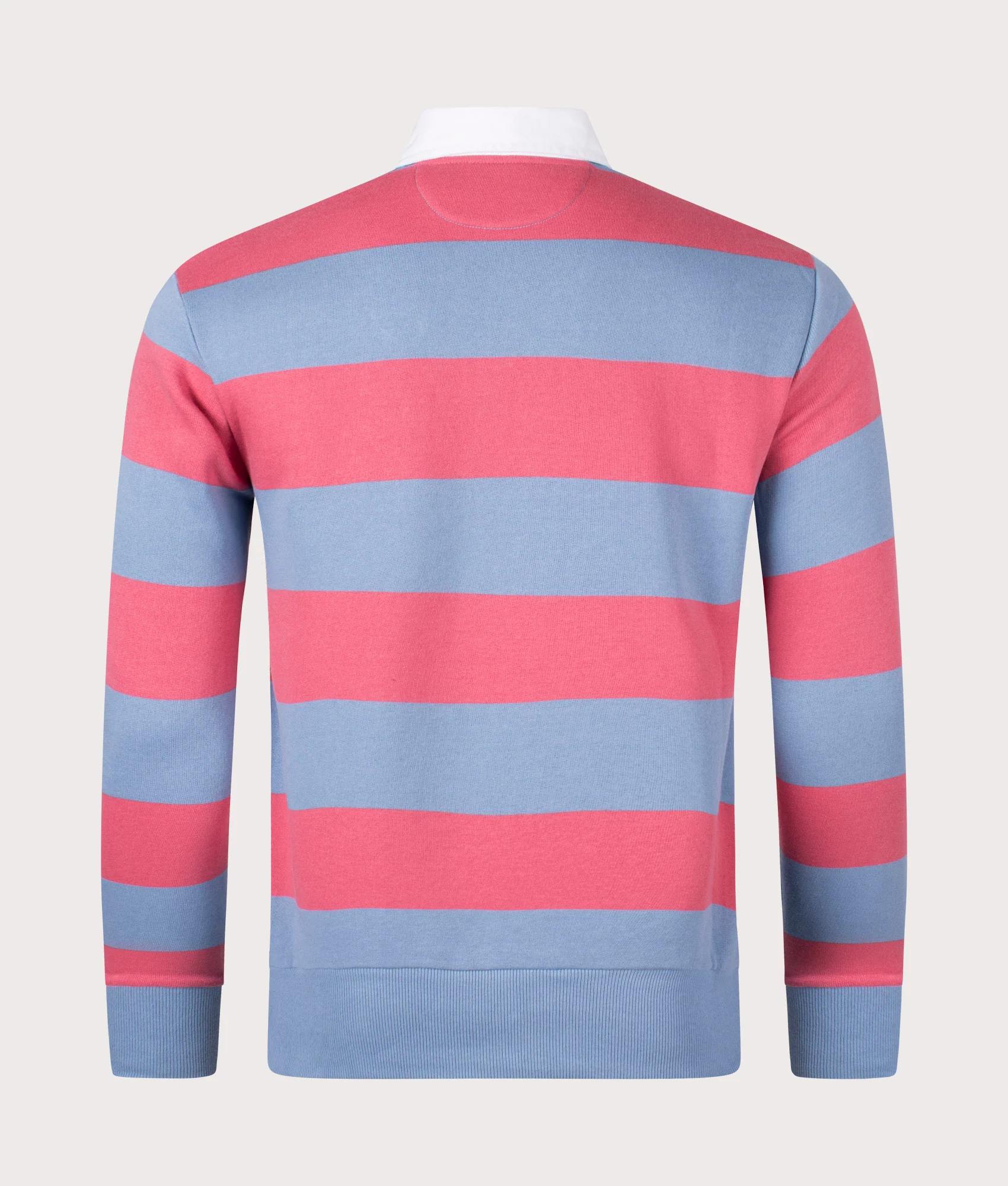 Striped Fleece Rugby Sweatshirt - Image 3