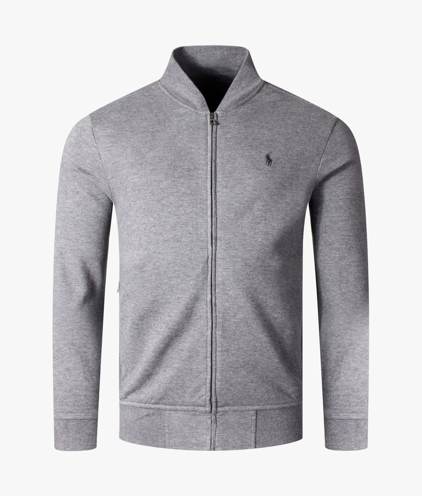 Luxury Jersey Zip Through Baseball Sweatshirt
