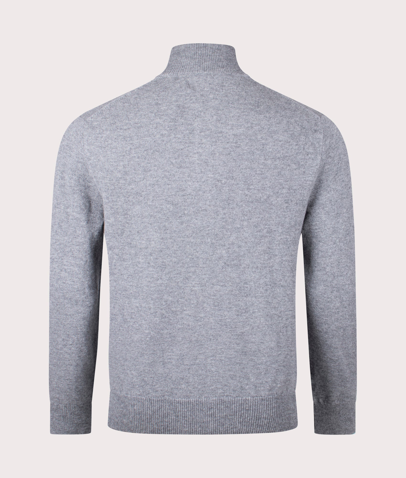 Merino Wool Quarter Zip Jumper - Image 3