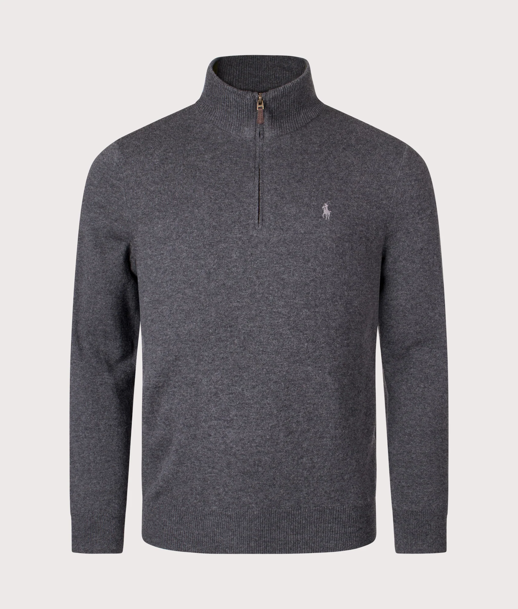 Merino Wool Quarter Zip Jumper