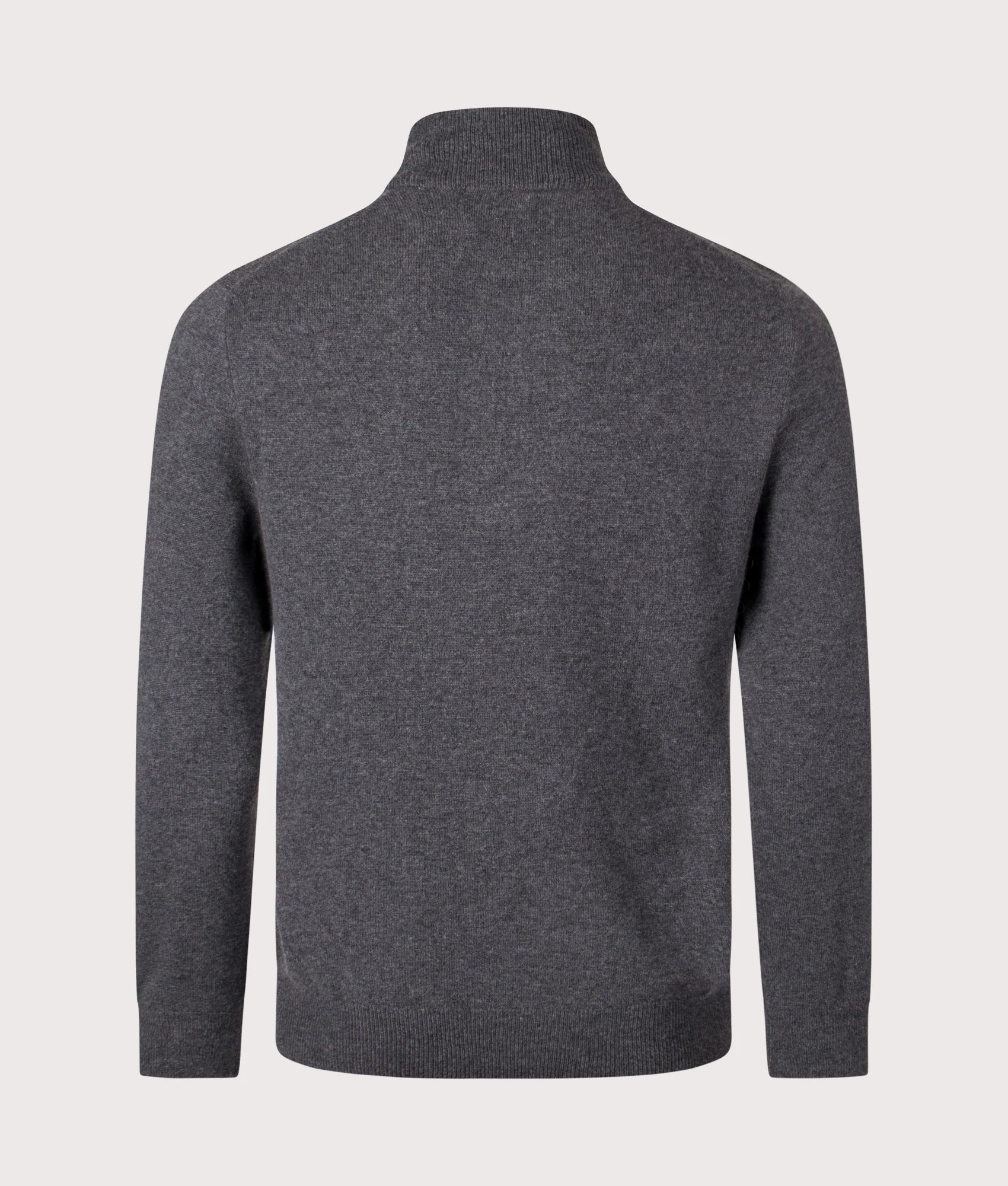 Merino Wool Quarter Zip Jumper - Image 3