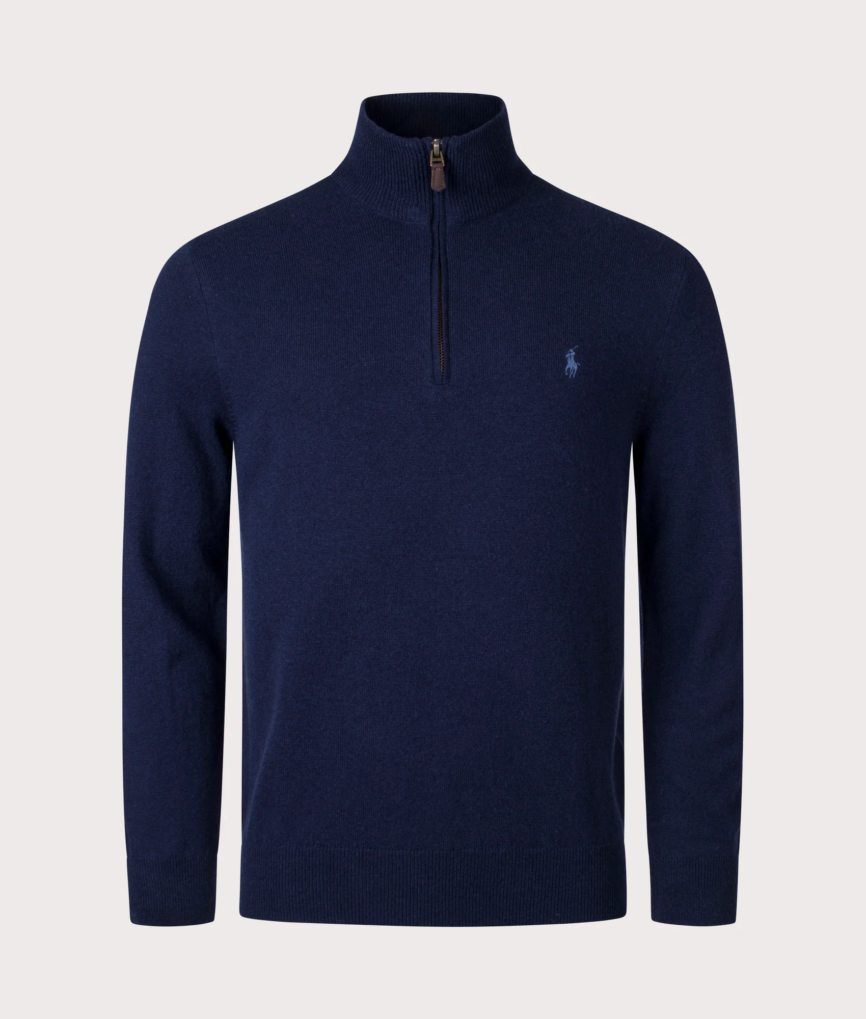 Merino Wool Quarter Zip Jumper