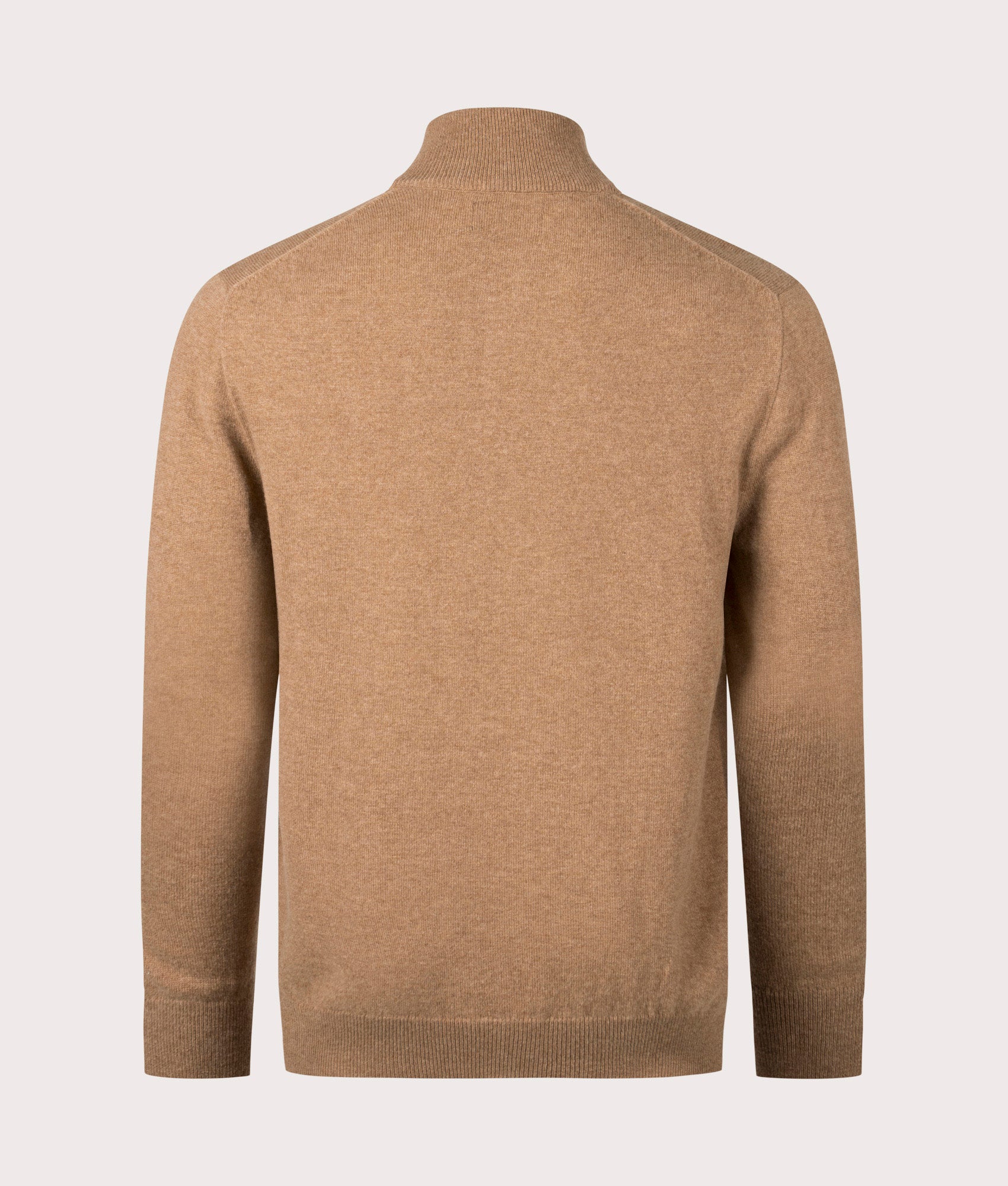 Merino Wool Quarter Zip Jumper - Image 3