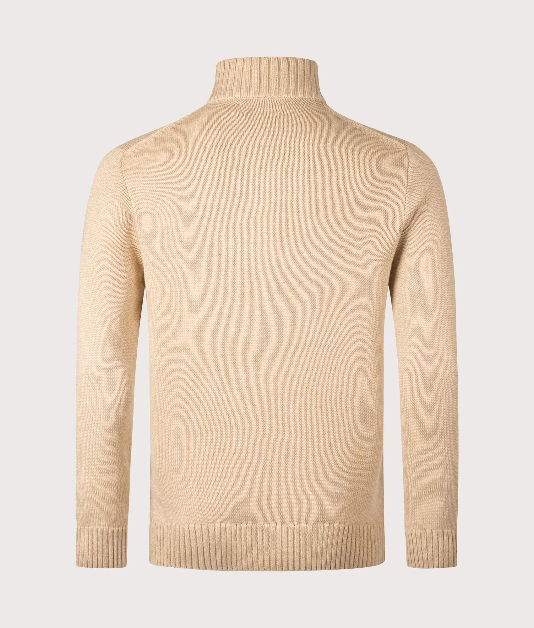 Mesh-Knit Cotton Quarter Zip Jumper - Image 3