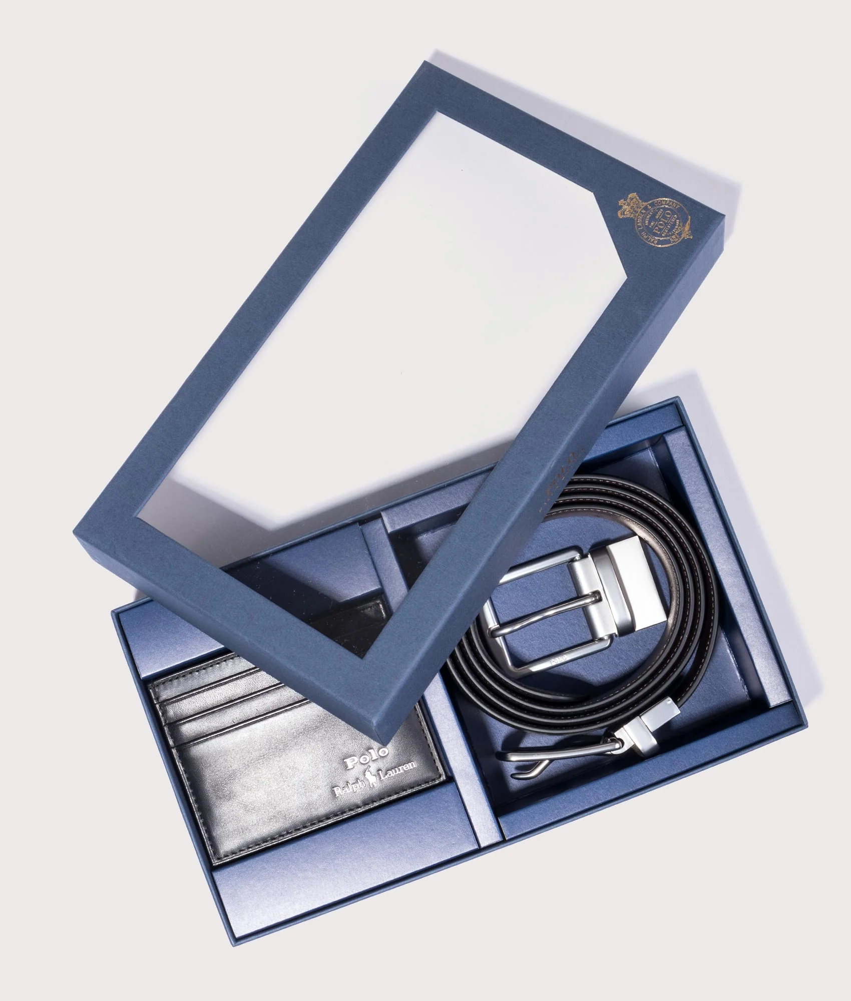Metal Foil Belt and Card Holder Giftbox