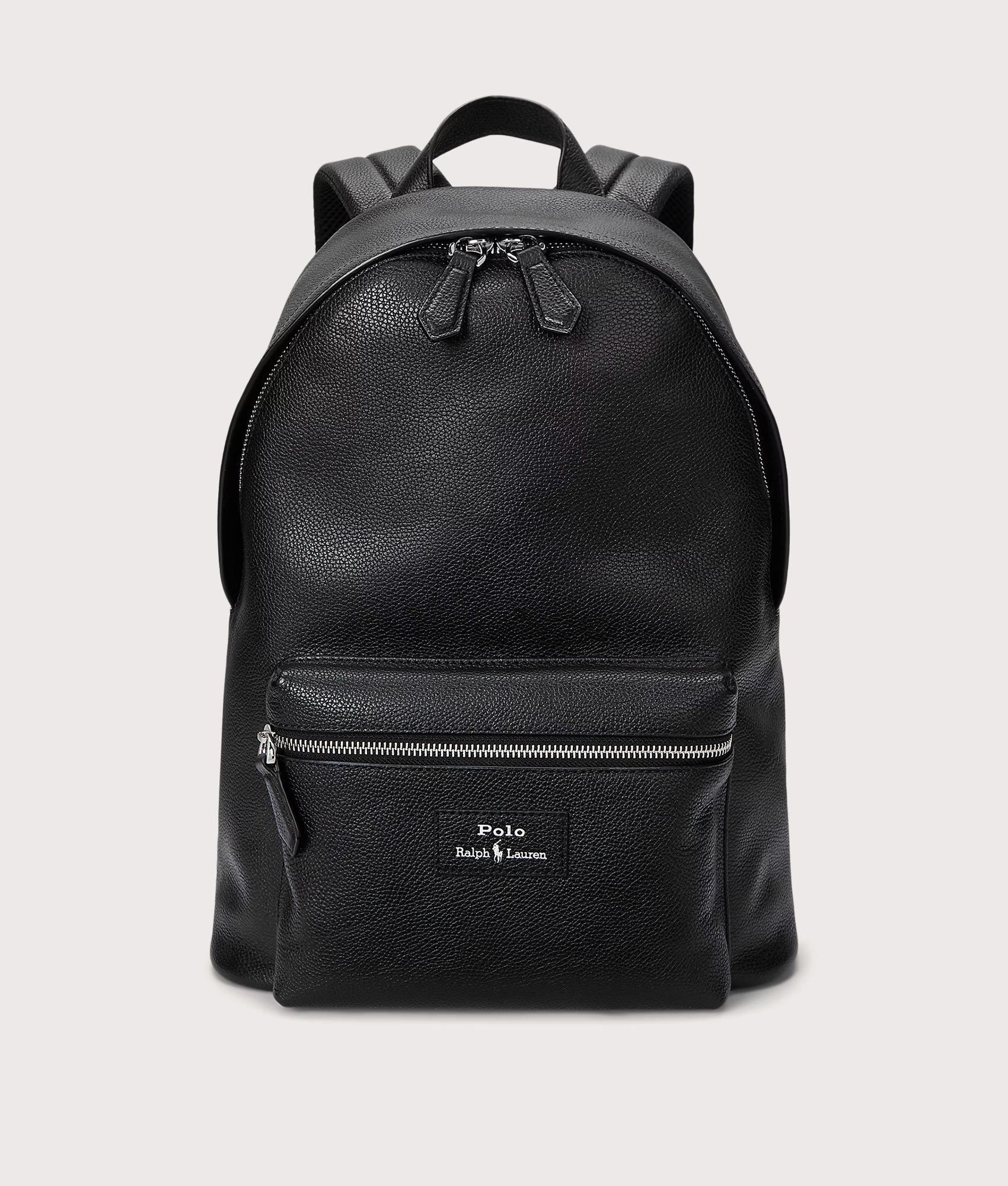 Pebbled Leather Backpack - Image 2