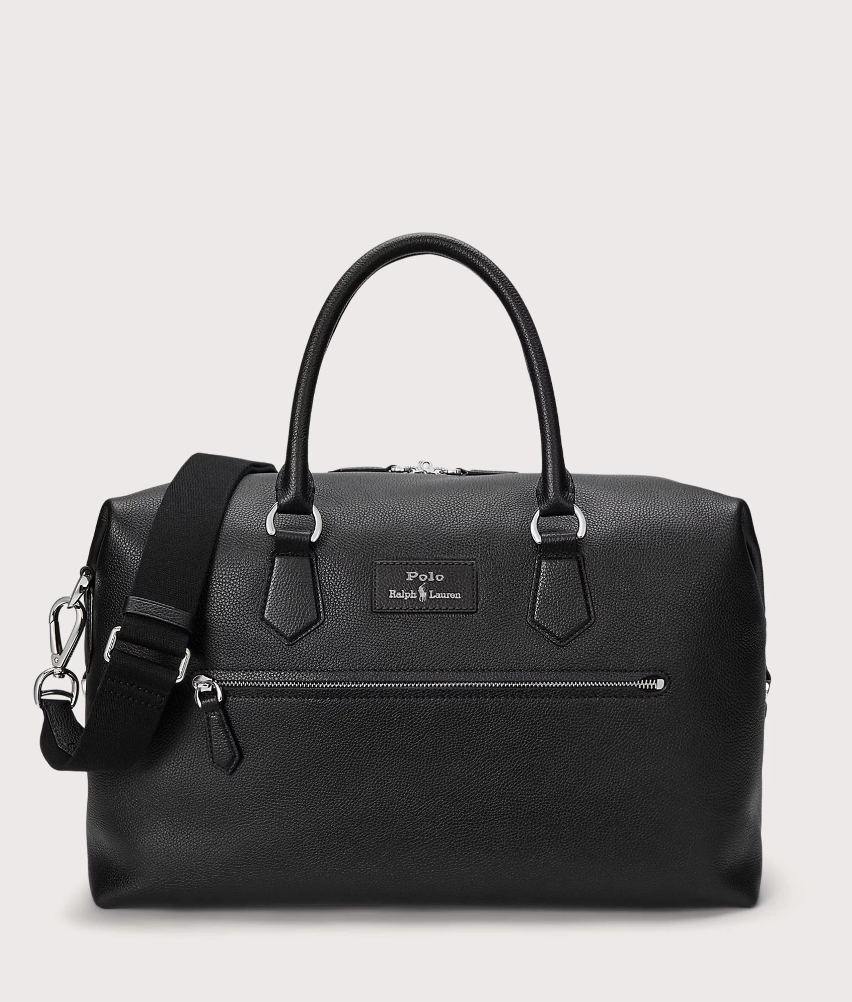 Pebbled Leather Duffel Bag - Image 2