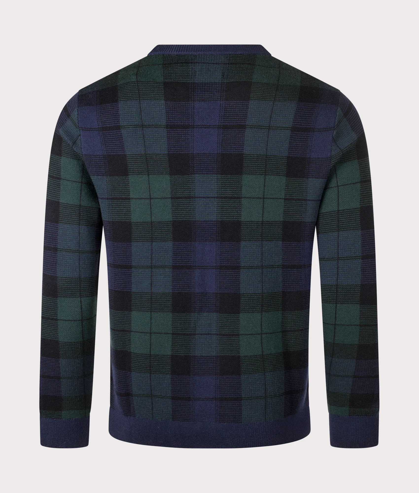 Plaid Wool Jumper - Image 3