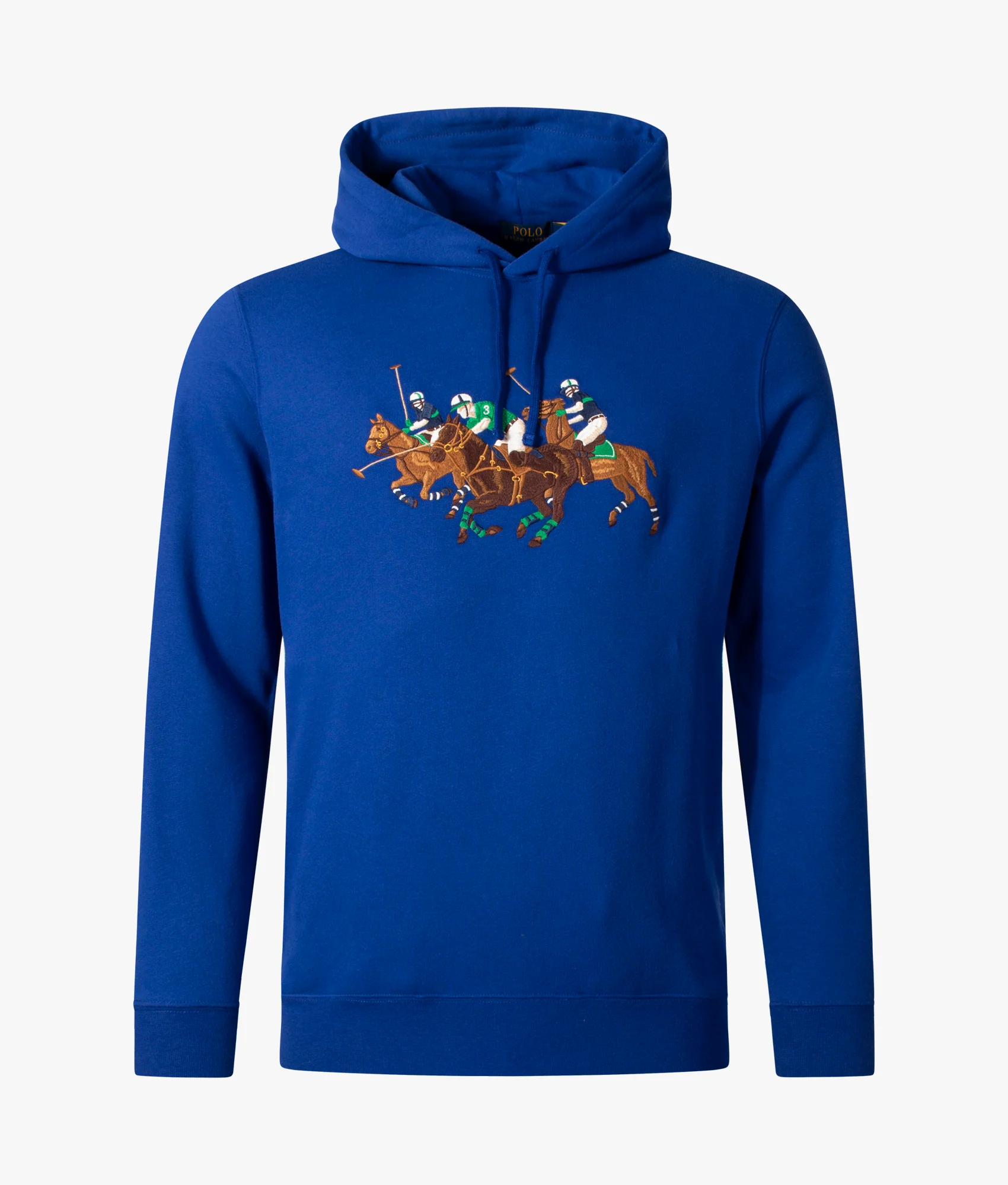 Relaxed Fit Triple Pony Fleece Hoodie - Image 2